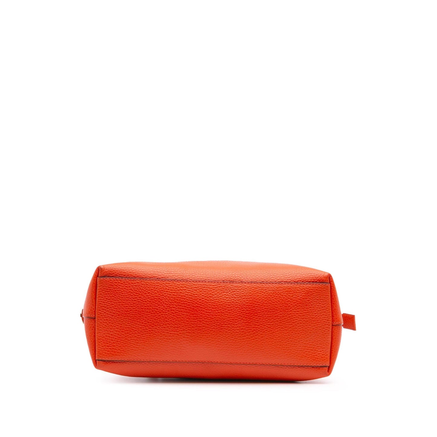 Gucci Charmy Leather Calf Orange Satchel Bag