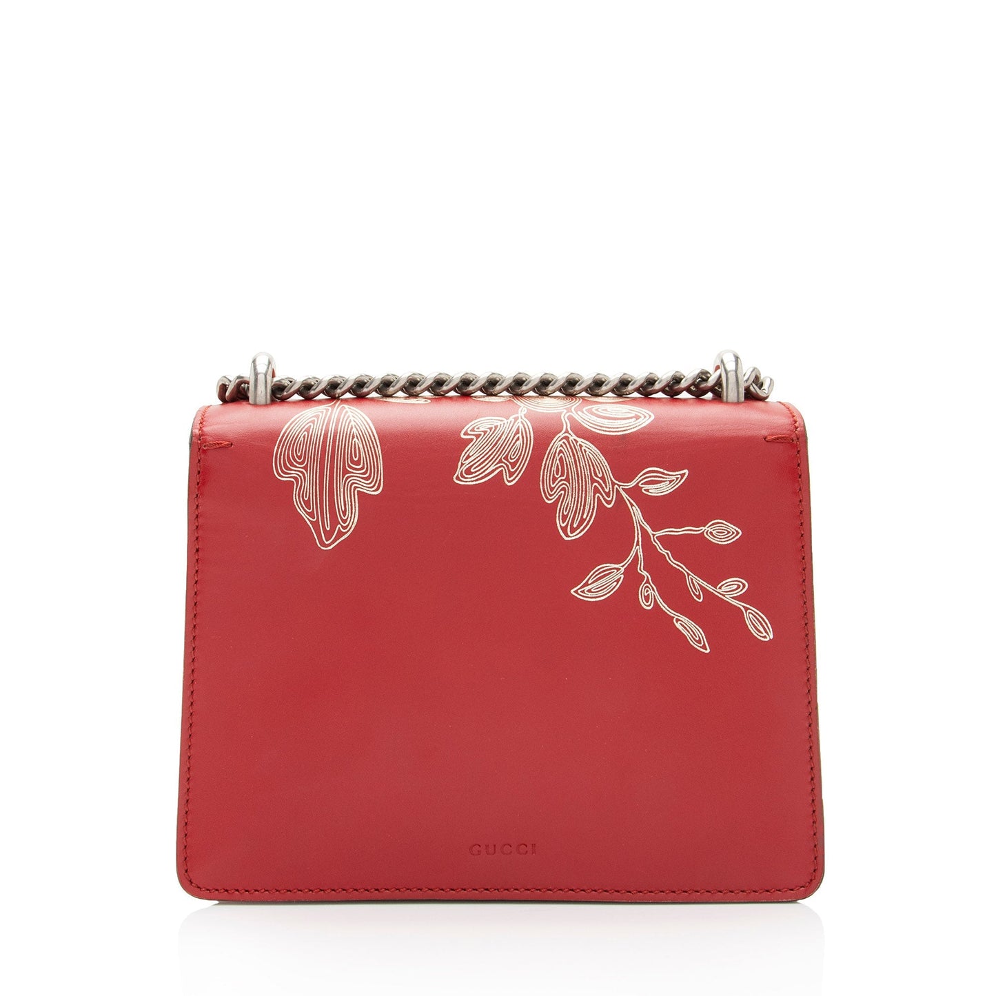 Gucci Chinese New Year Dionysus SHF-Q2ohLX Leather Red Mini Crossbody Bag