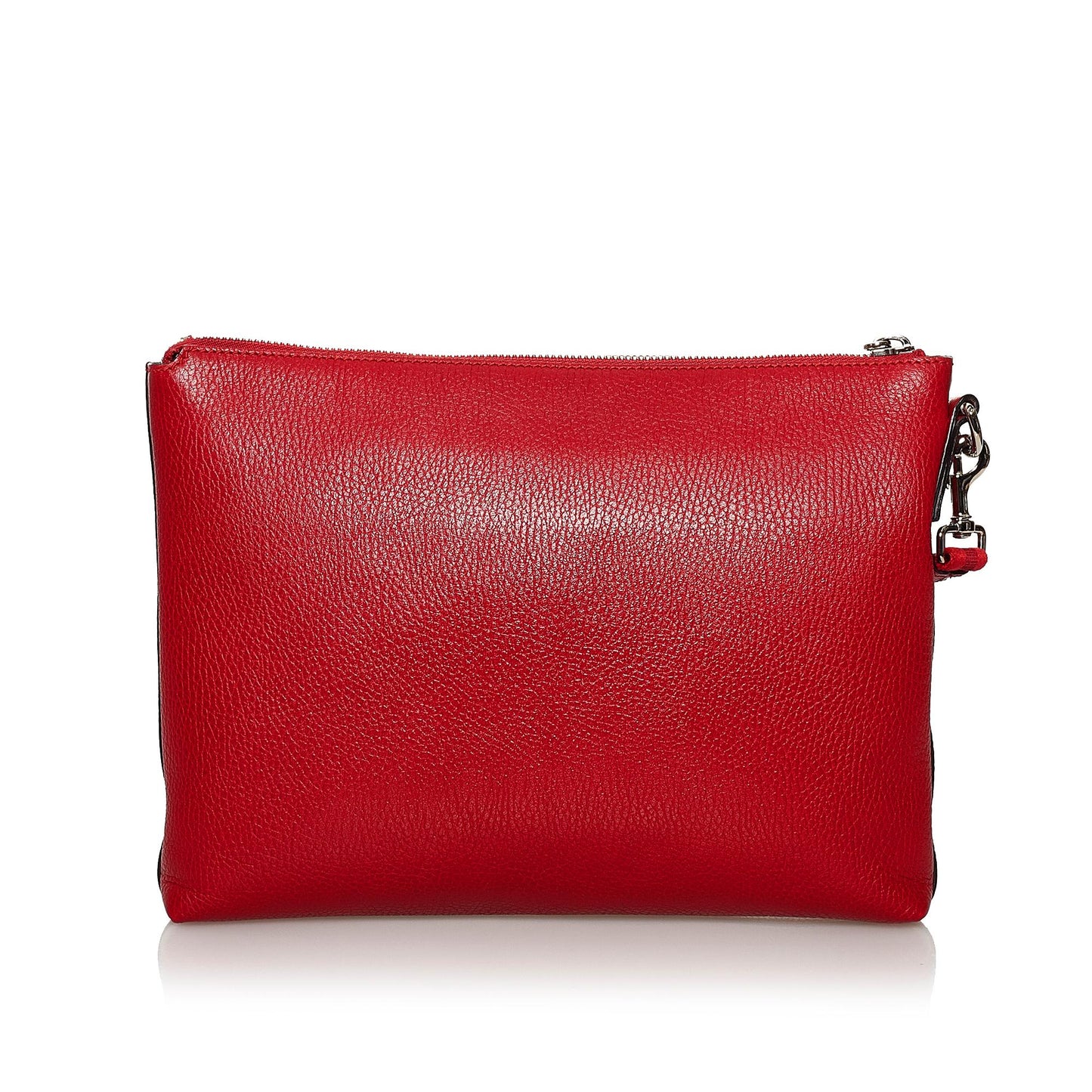 Gucci SHG Leather Calf Red Clutch Bag