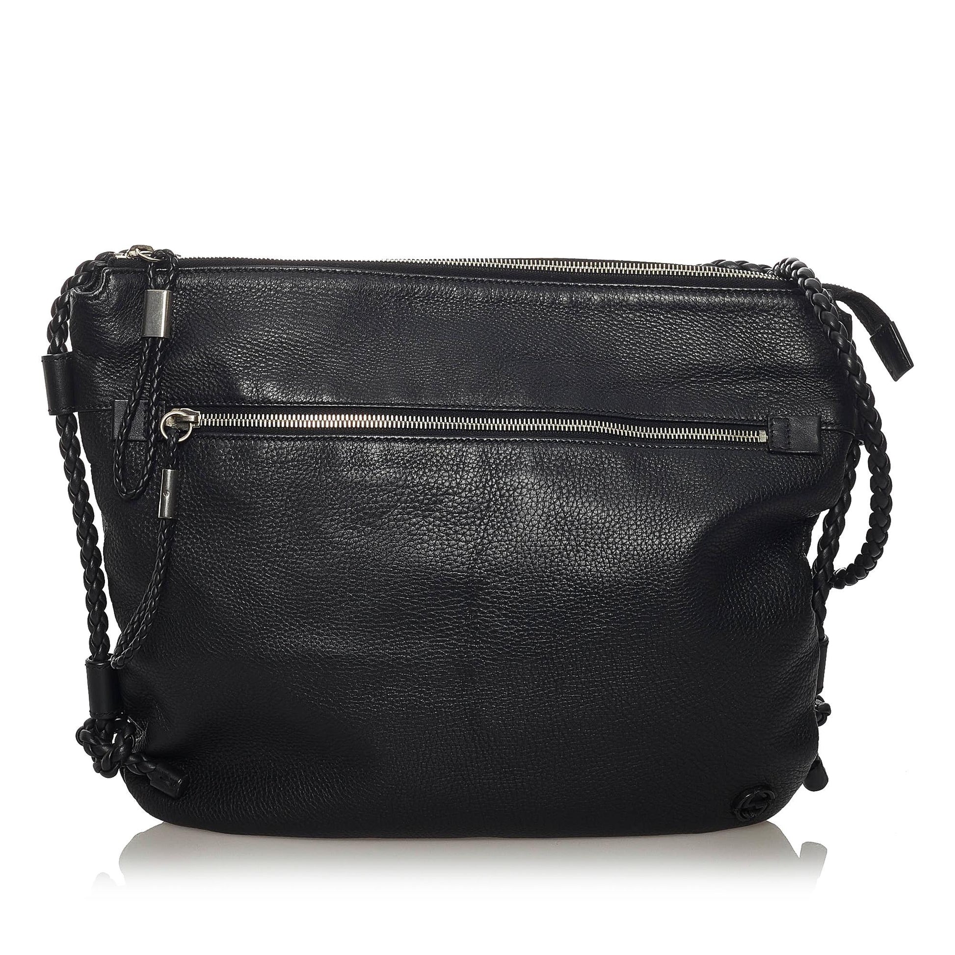 Gucci SHG Leather Calf Black Crossbody Bag