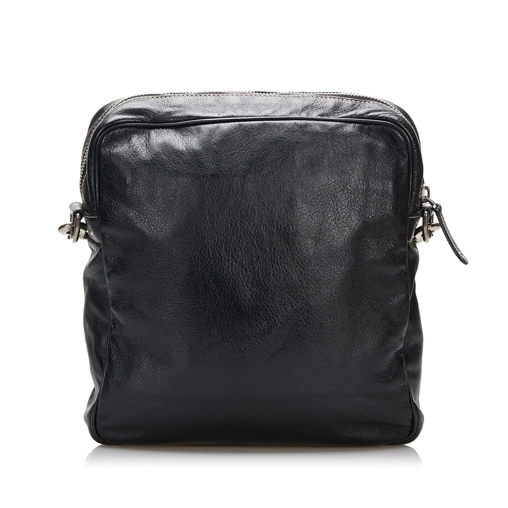 Gucci SHG-G8wPqc Leather Calf Black Crossbody Bag