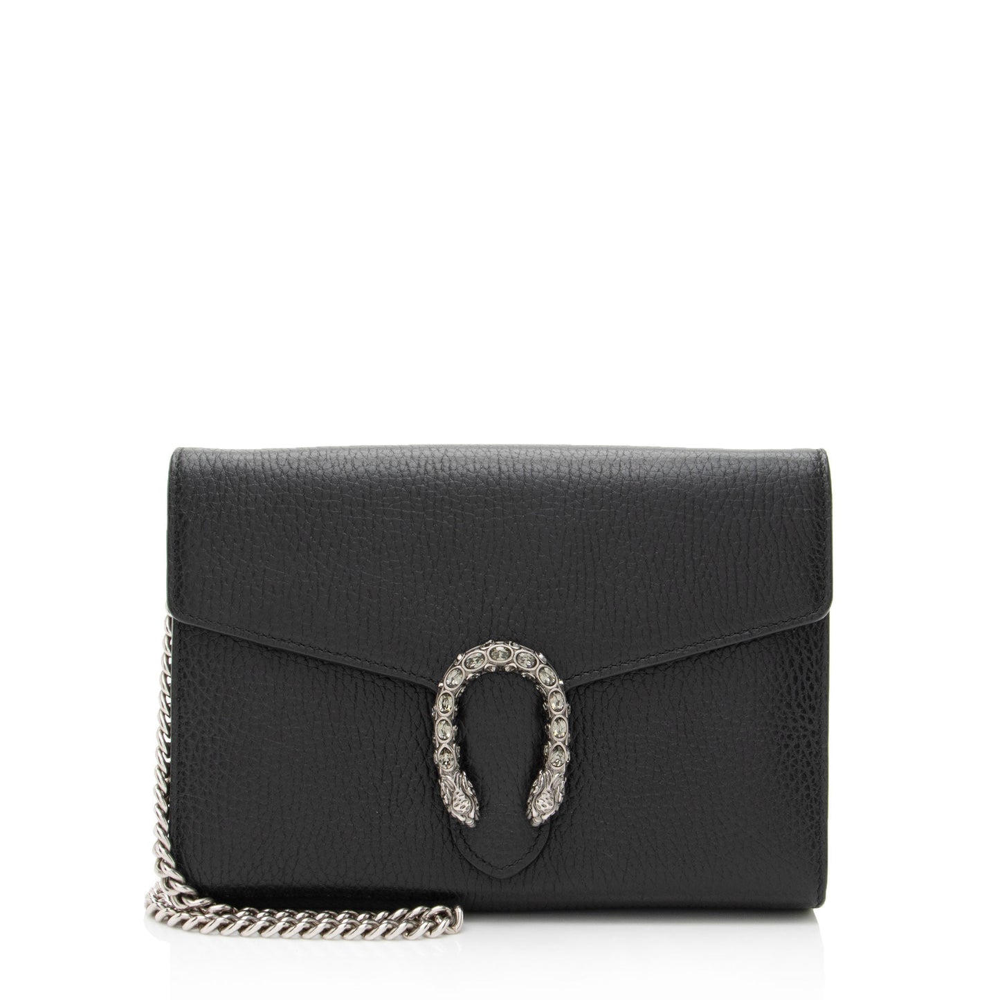 Gucci Crystal Dionysus Wallet Leather Chain Crossbody Bag