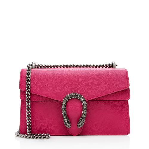 Gucci Crystal Dionysus SHF-9s8CmB Leather Pink Small Shoulder Bag