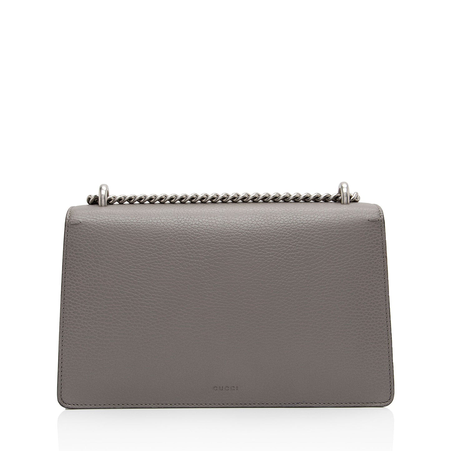 Gucci Crystal Dionysus SHF-7IrKBg Leather Grey Small Shoulder Bag