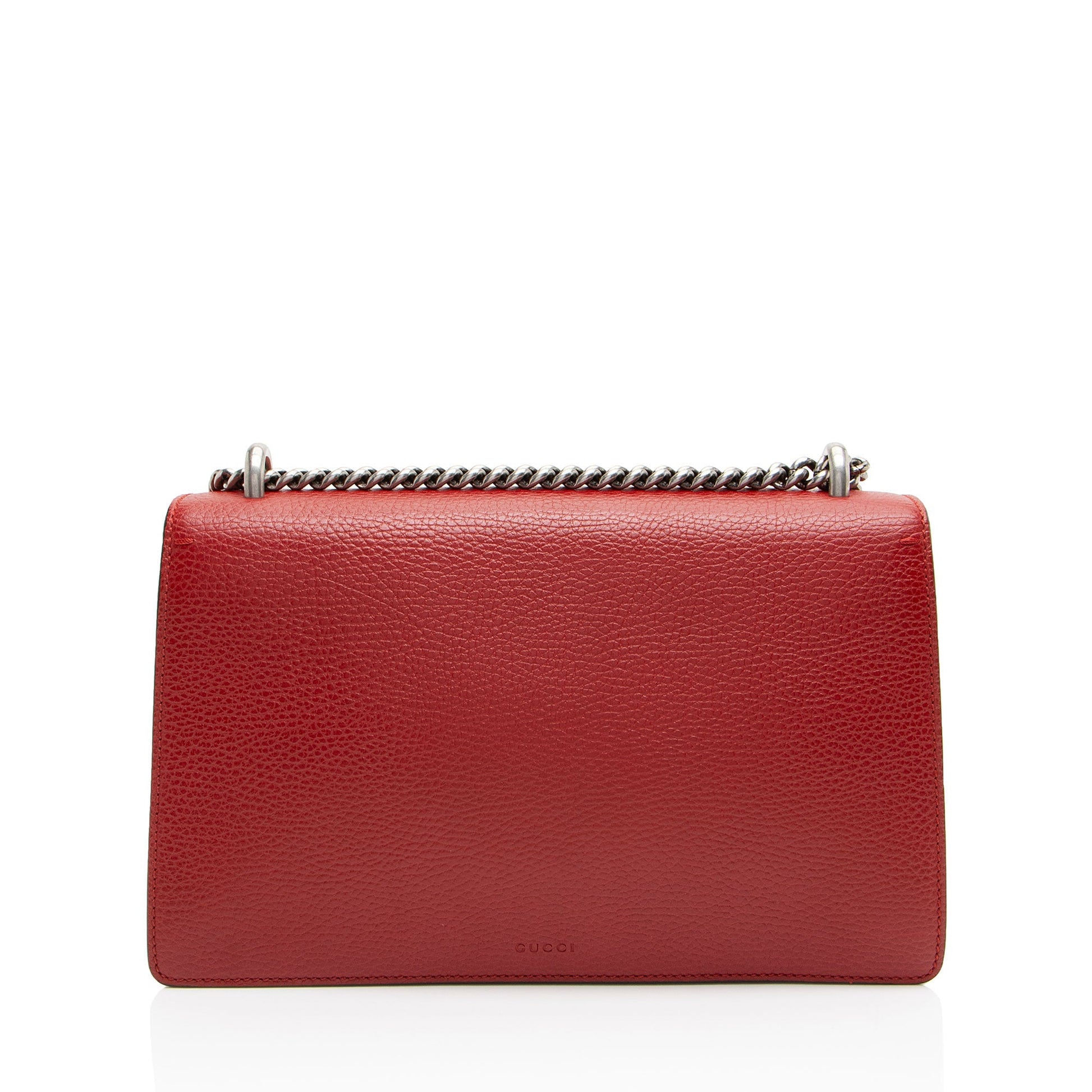 Gucci Crystal Dionysus Leather Red Small Medium Shoulder Bag