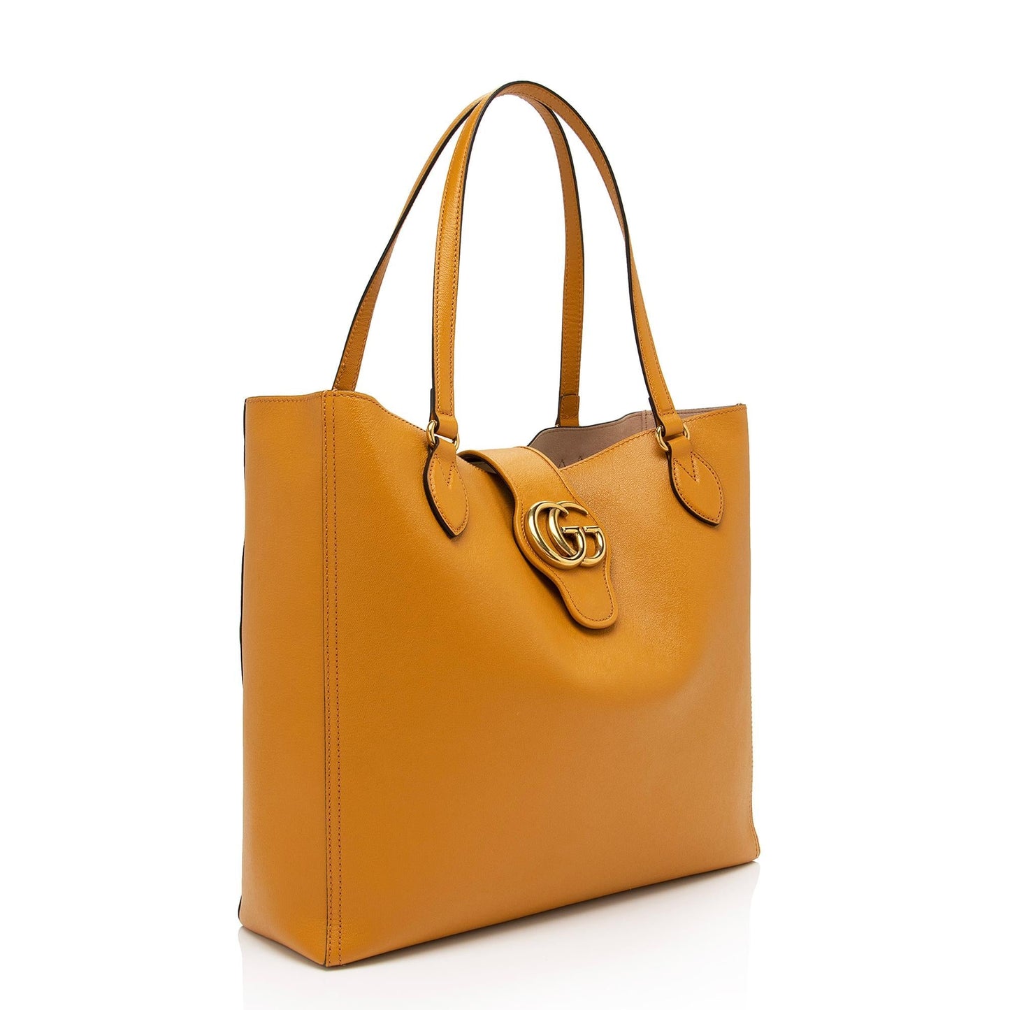 Gucci Dahlia SHF-9YmQug Leather Large Tote Bag