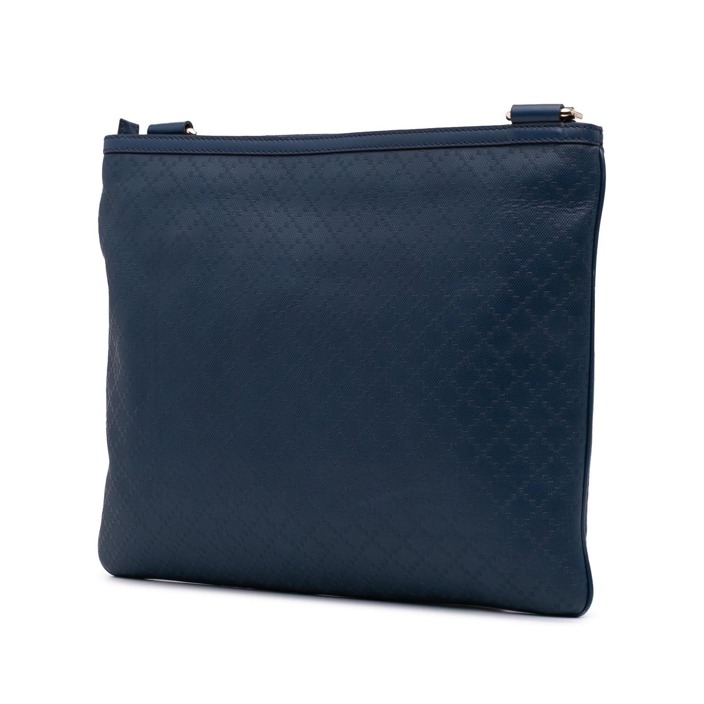 Gucci Diamante Hilary Lux Leather Calf Blue Crossbody Bag Lux Crossbody