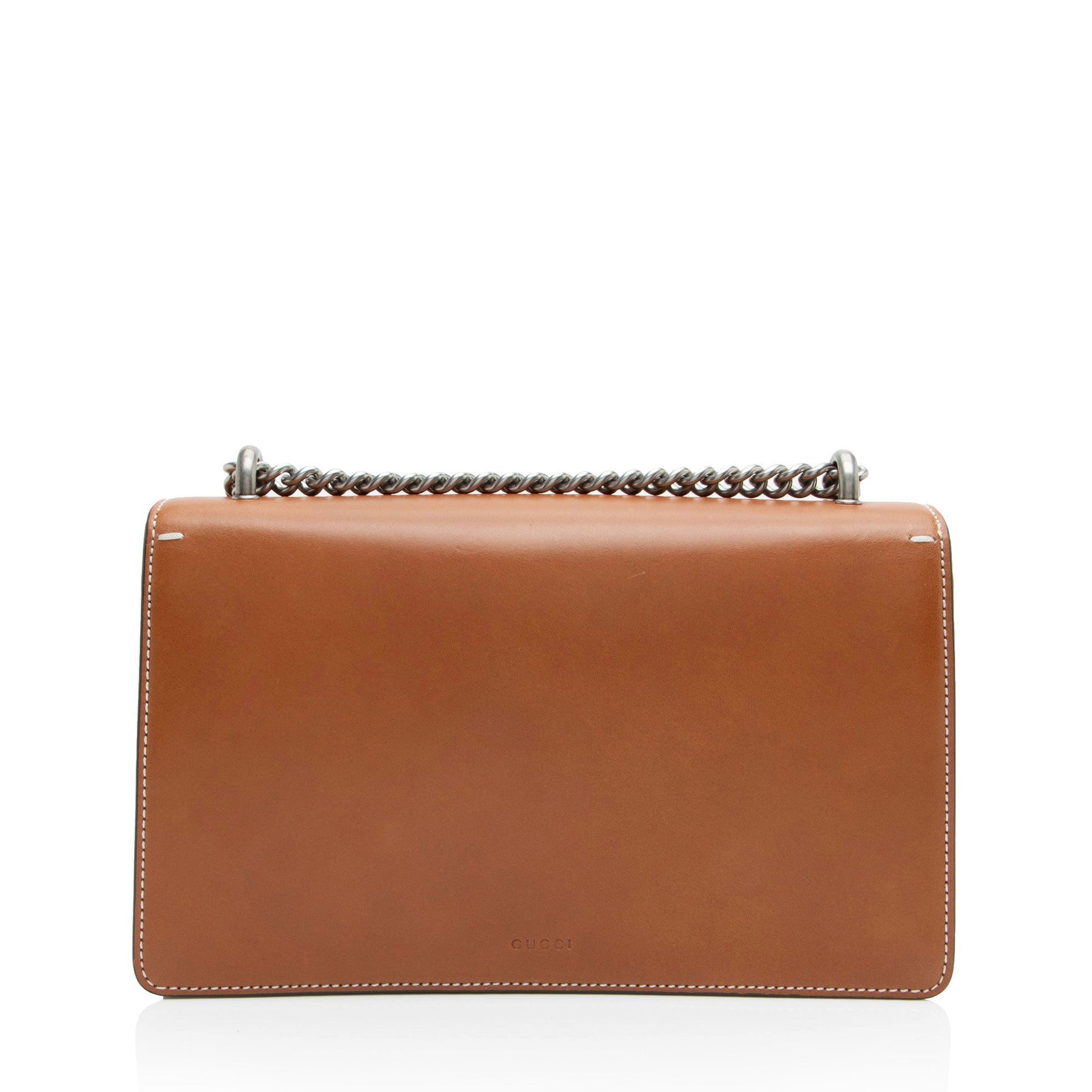 Gucci Dionysus Leather Brown Medium Shoulder Bag