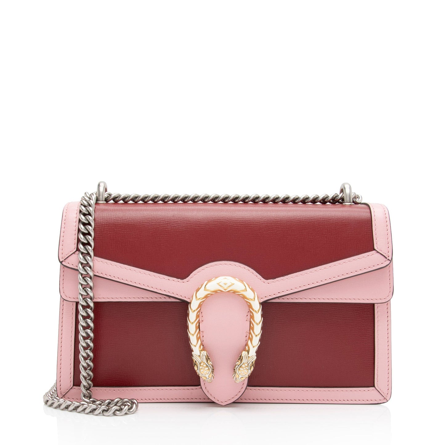 Gucci Dionysus SHF-z6dJvx Leather Red Pink Small Shoulder Bag