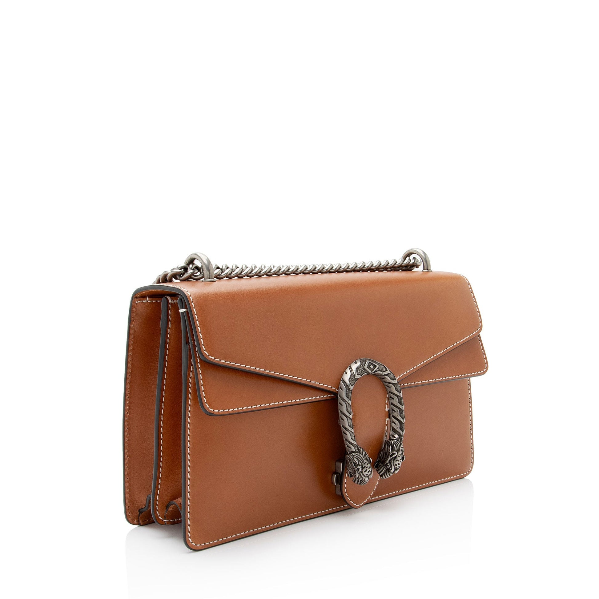 Gucci Dionysus SHF-3rqwnQ Leather Brown Small Shoulder Bag