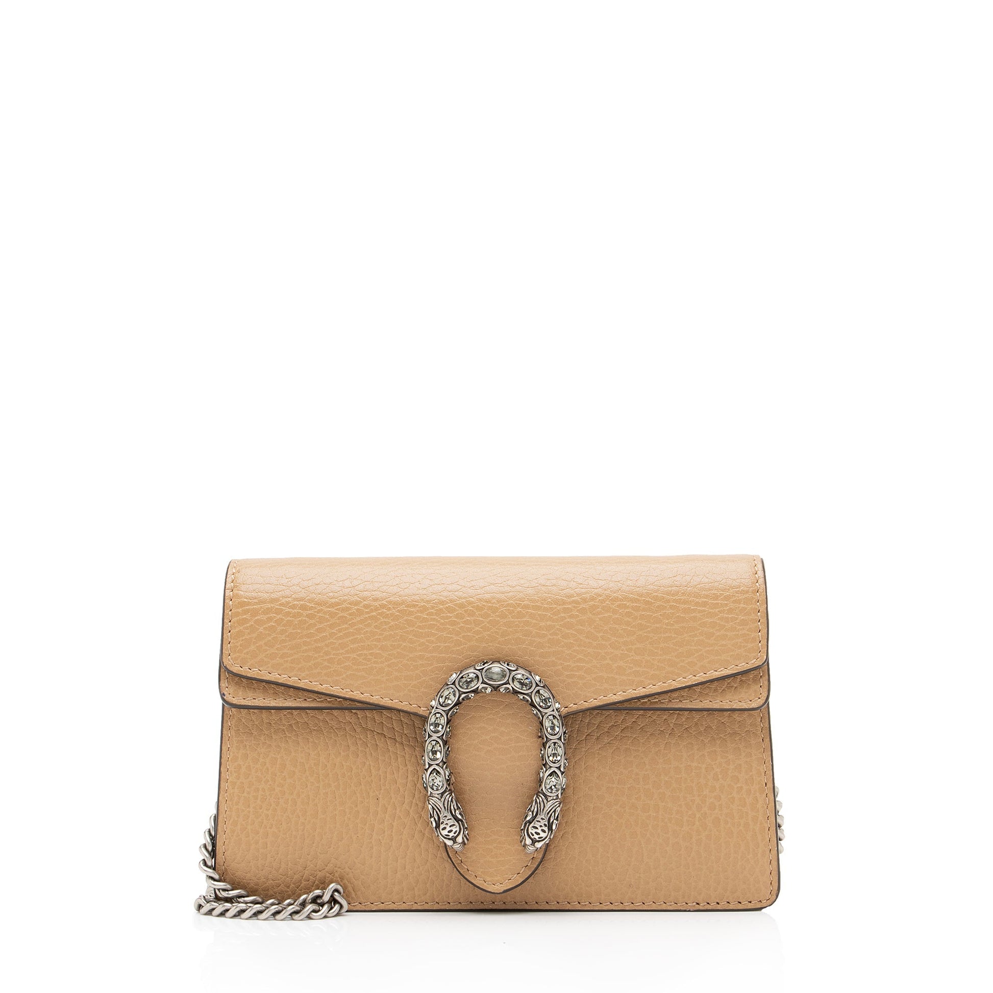 Gucci Dionysus Super SHF Leather Brown Mini Crossbody Bag