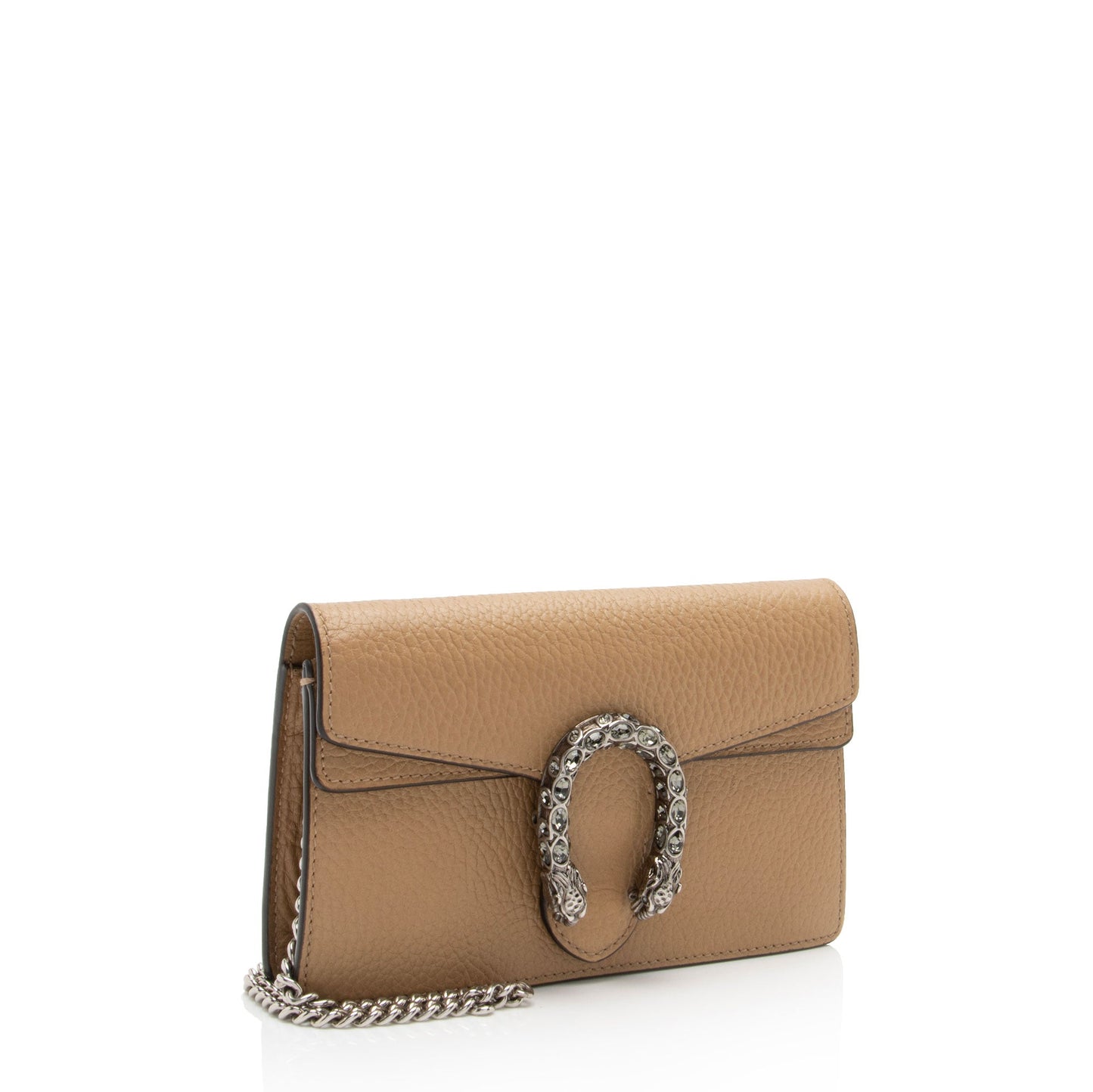 Gucci Dionysus Super SHF-B1JkXs Leather Brown Mini Crossbody Bag
