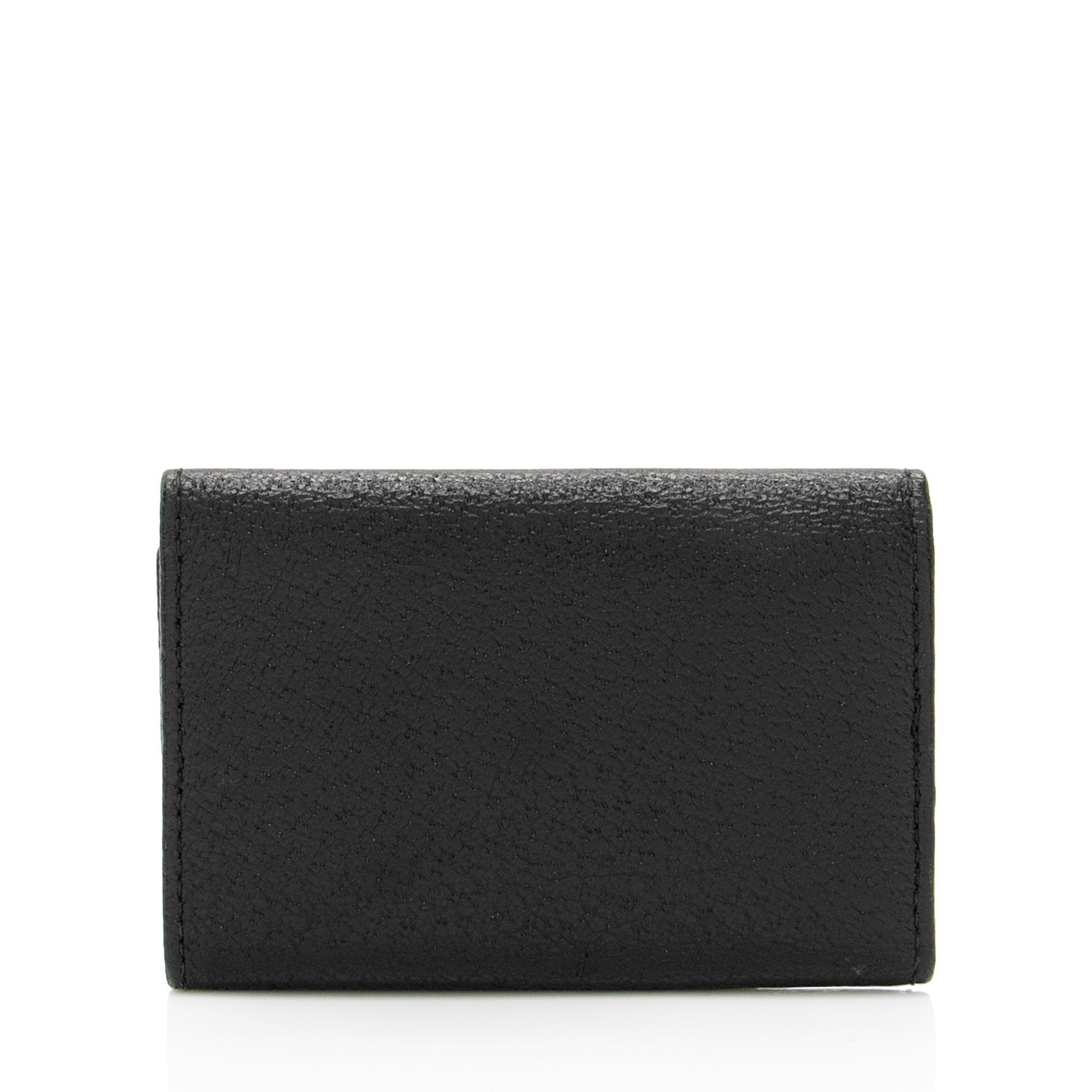 Gucci G Key Holder SHF-UQD8kv Leather Black Accessory