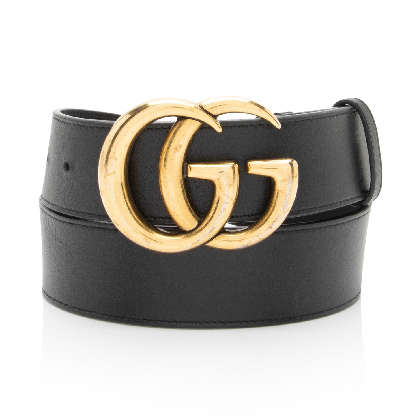 Gucci GG Marmont Belt - Size Leather Black Accessory Shf 0Eijen