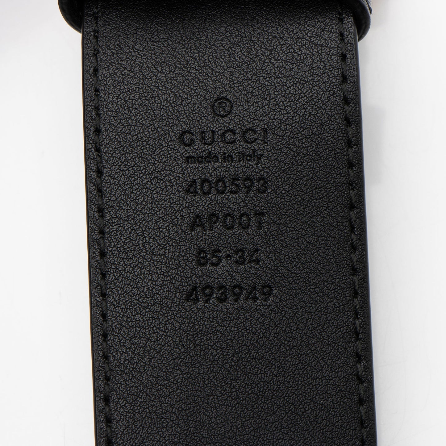 Gucci GG Marmont Belt - Size Leather Black Accessory Shf C1Nozy