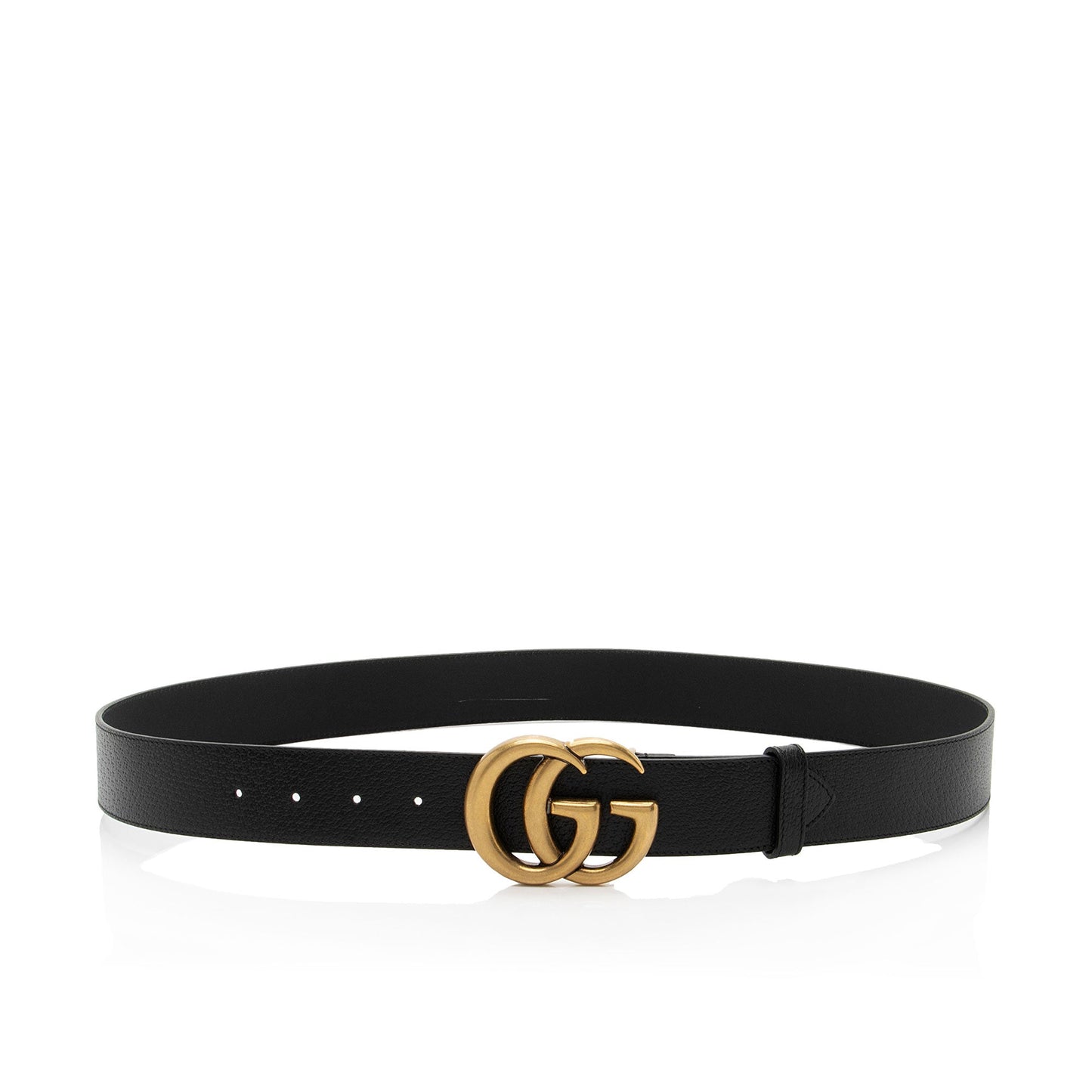 Gucci GG Marmont Belt - Size Leather Black Accessory 42 105