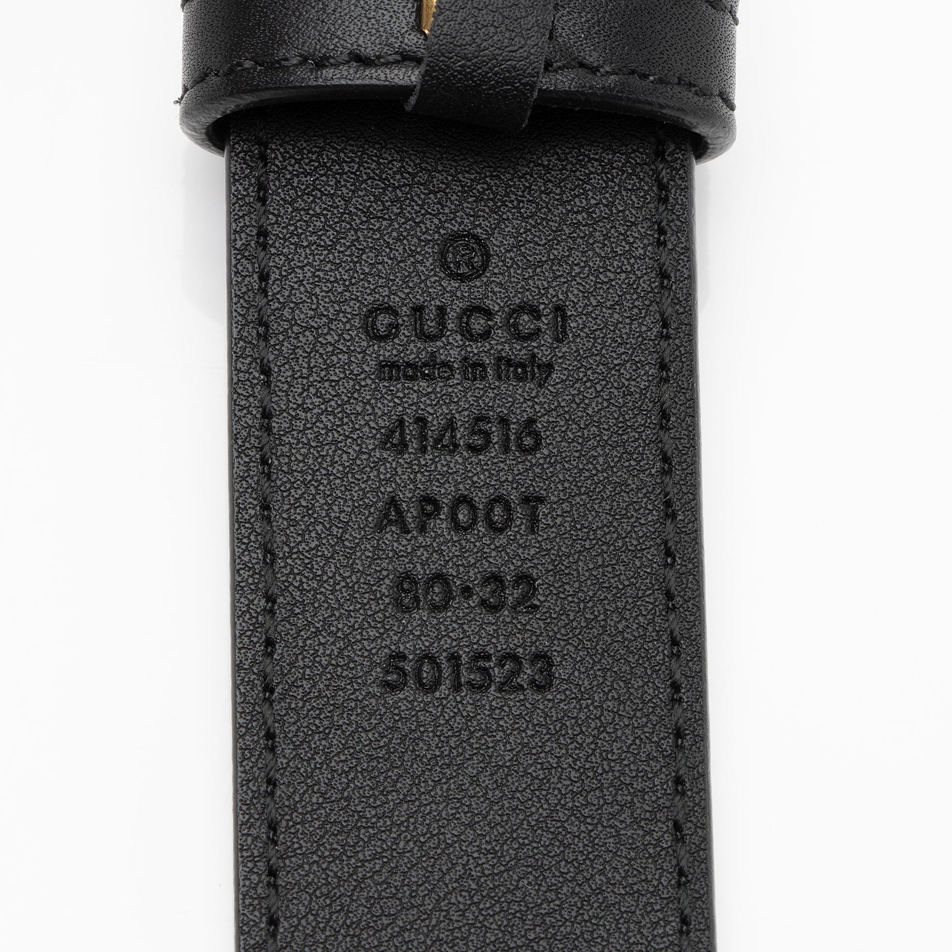 Gucci GG Marmont Belt - Size Leather Black Accessory Shf S2Un6D