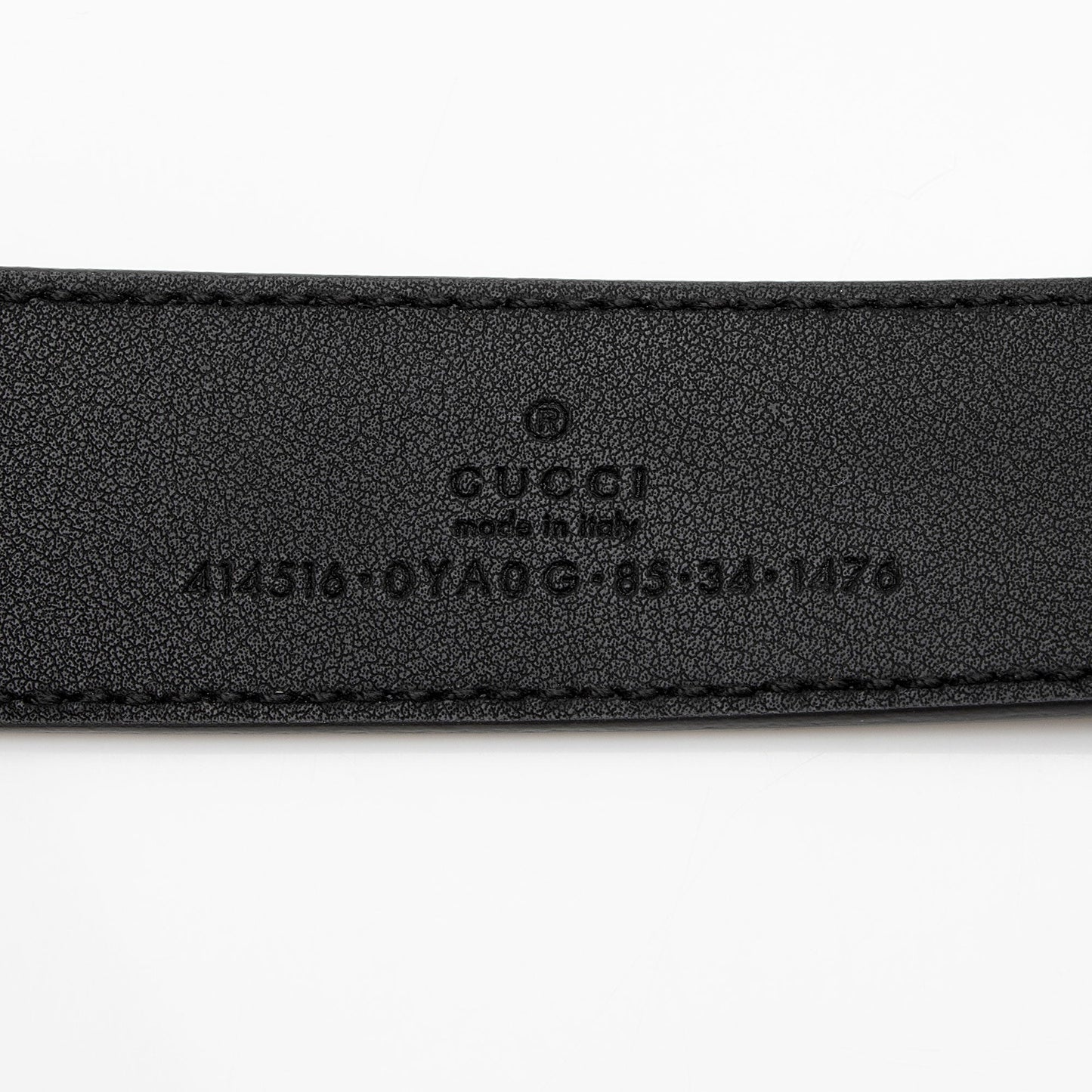 Gucci GG Marmont Slim Belt - Leather Black Accessory Shf Zx1V2G