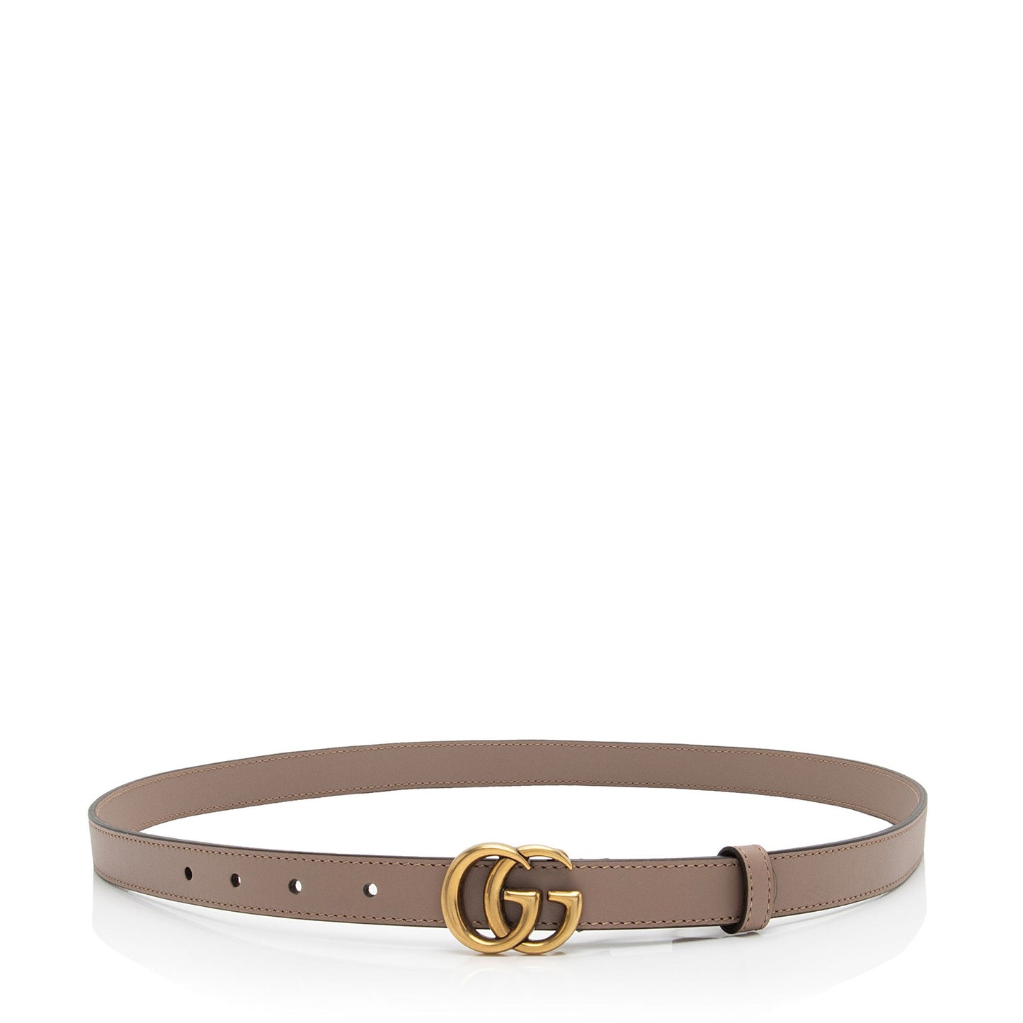 Gucci GG Marmont Slim Belt - Leather Pink Accessory Shf Y5Jg9E