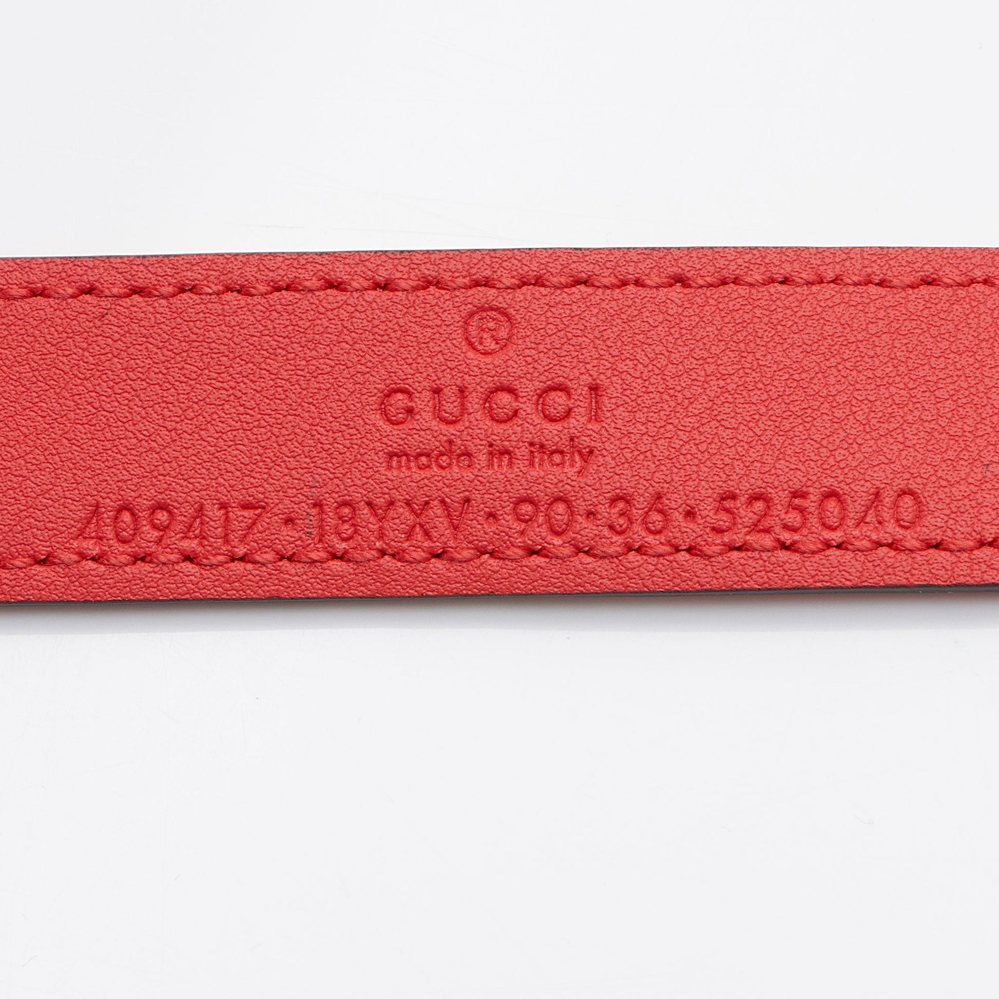 Gucci GG Marmont Slim Belt - Leather Pink Accessory