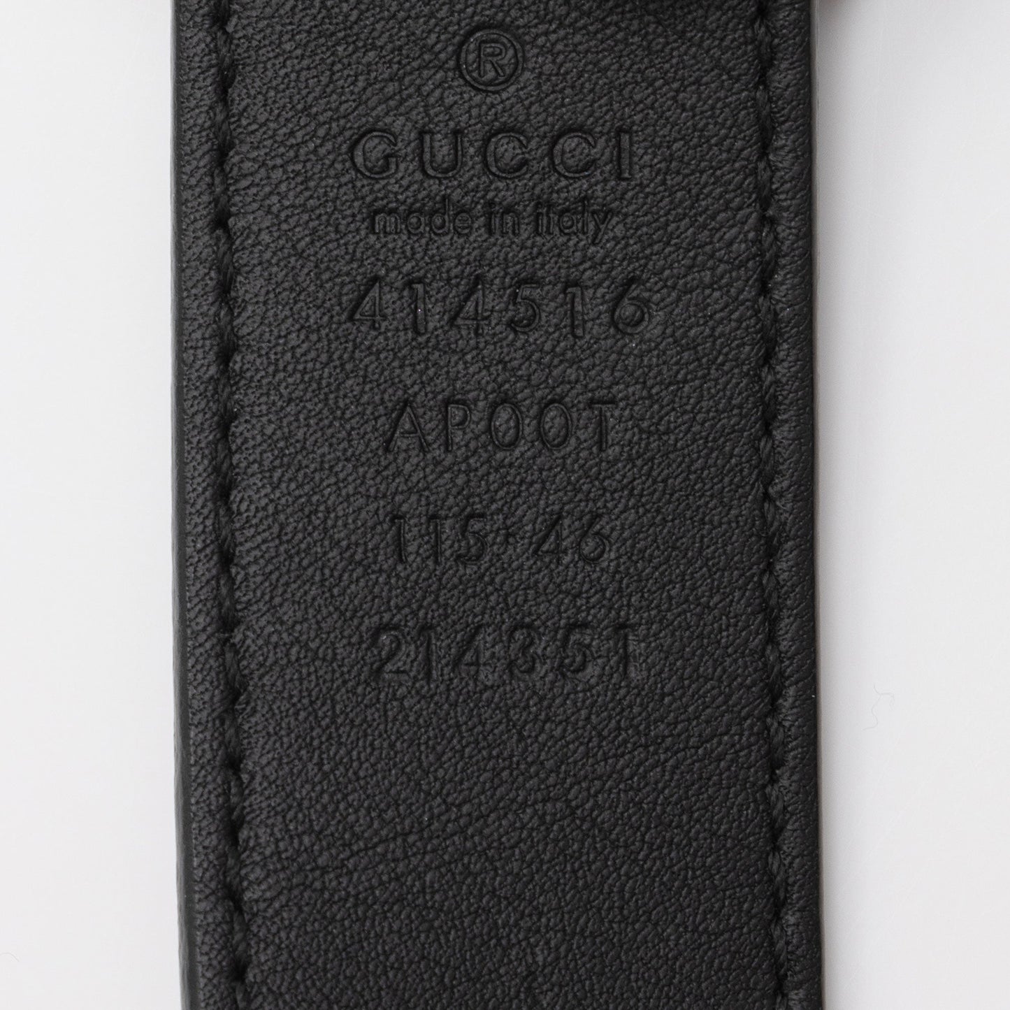 Gucci GG Marmont Slim Belt - Leather Black Accessory Shf P3Cxet