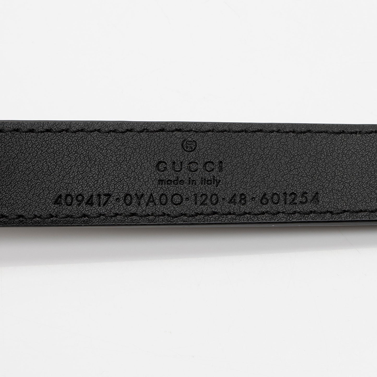 Gucci GG Marmont Slim Belt - Leather Black Accessory