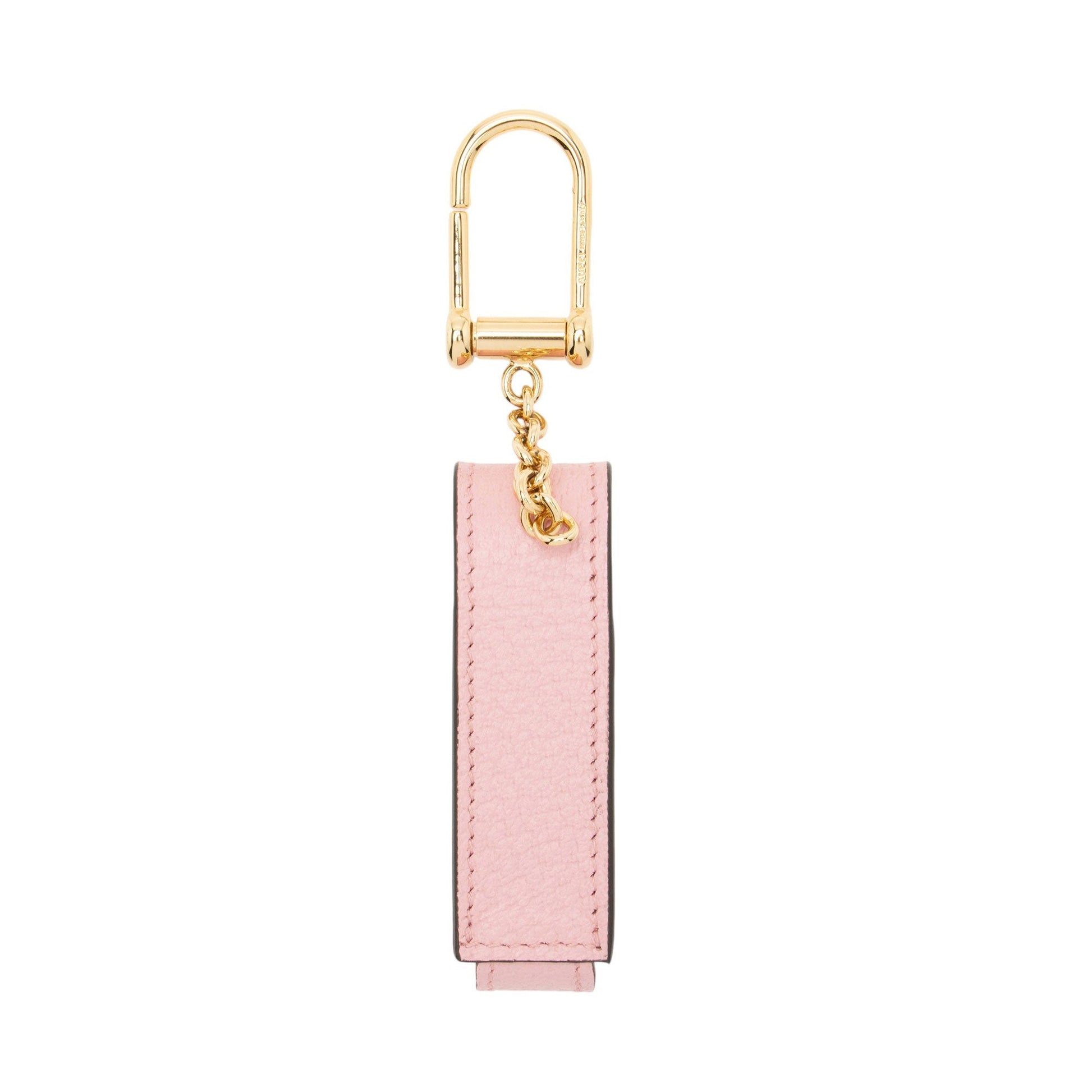 Gucci GG Single Porte-Rouges Keychain SHF-klWzVz Leather Pink Accessory