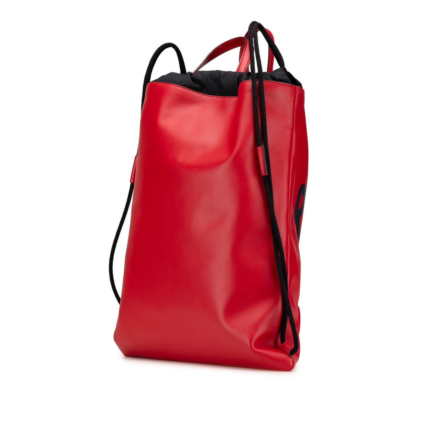 Gucci Ghost Drawstring Backpack Leather Calf Red Jewelry Drawstring Backpack