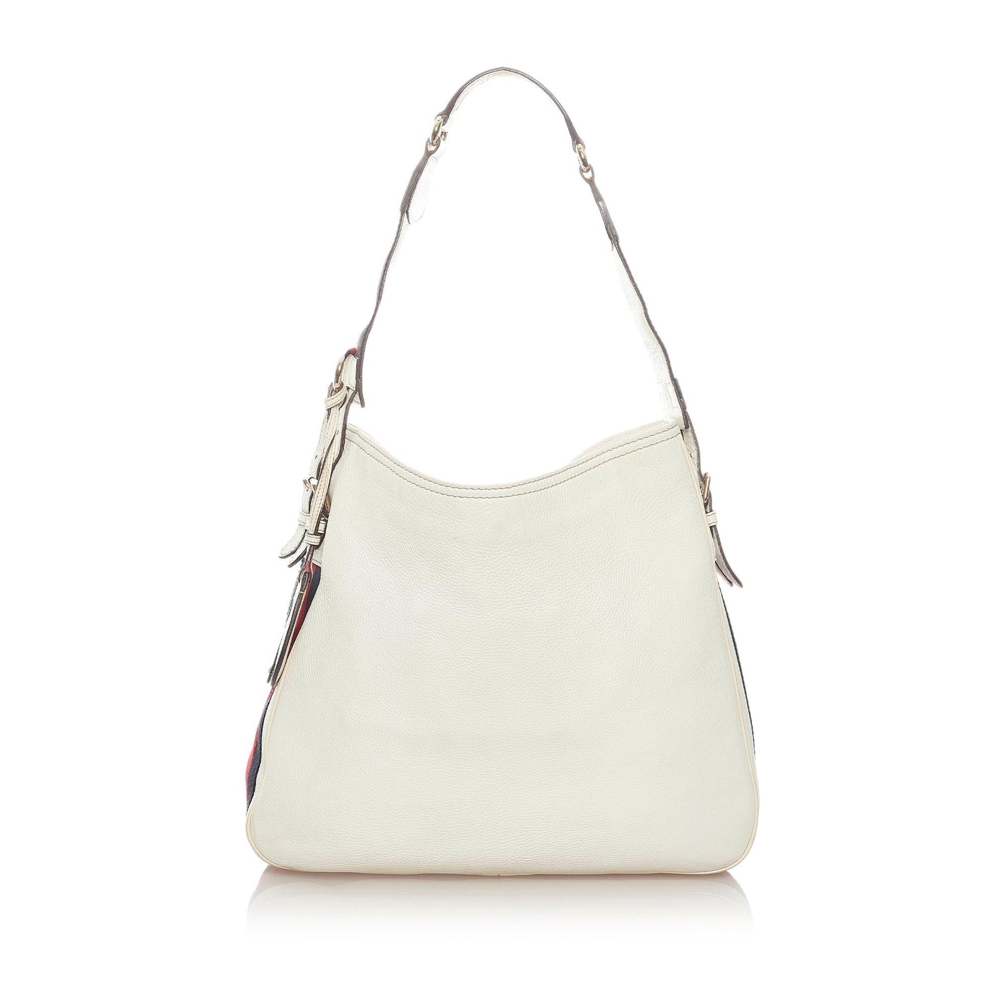 Gucci Heritage SHG Leather Calf White Shoulder Bag