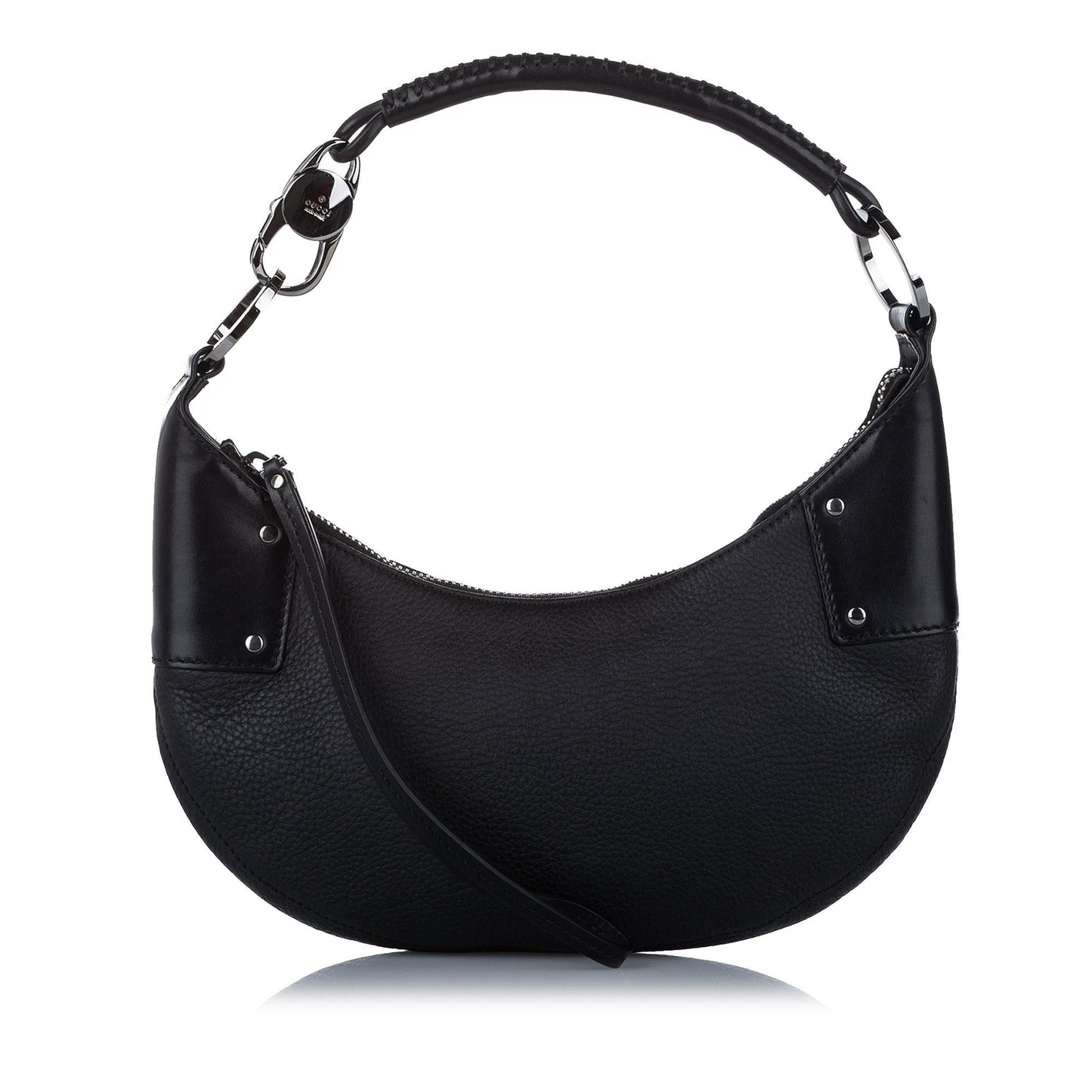 Gucci SHG Leather Calf Black Shoulder Bag 6