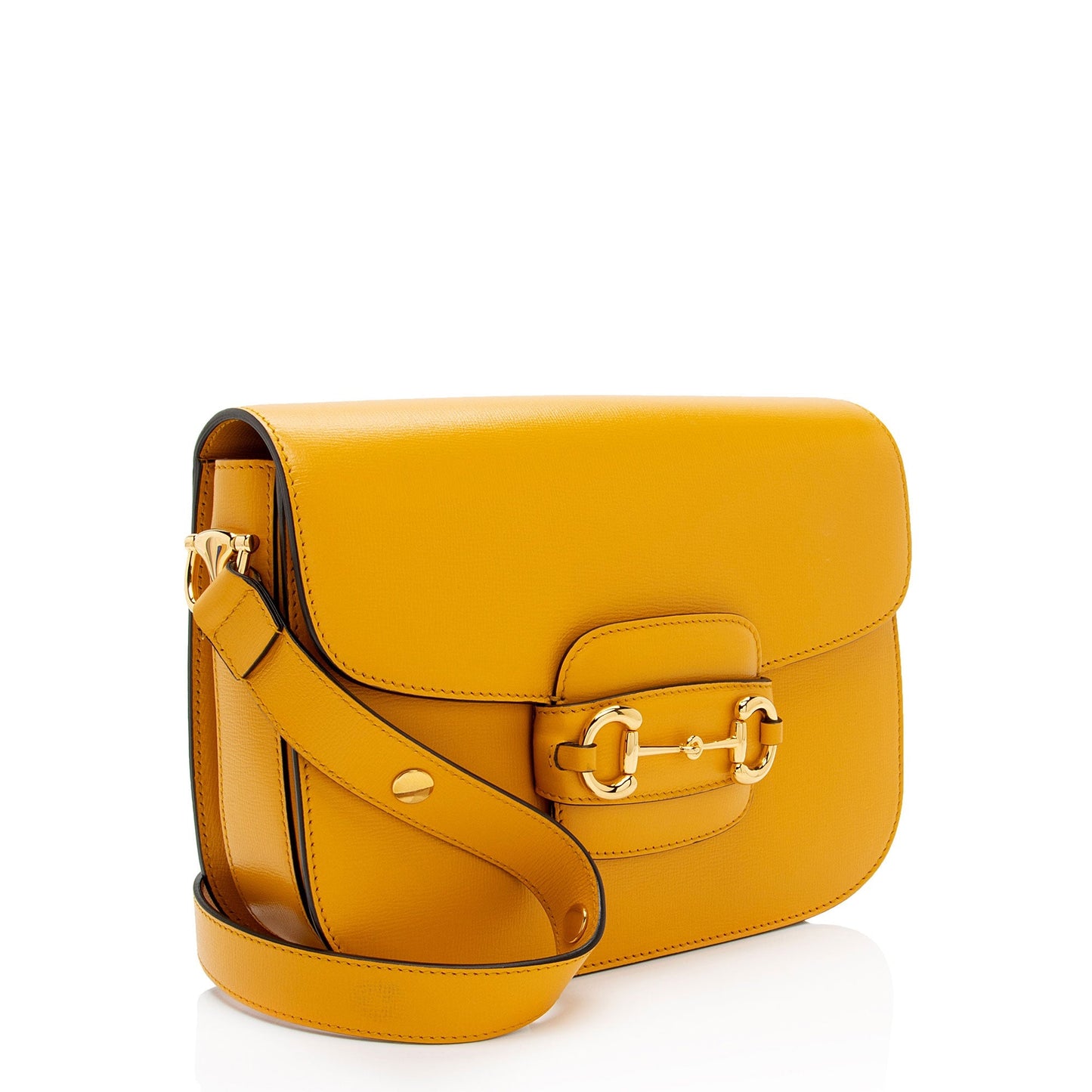 Gucci Horsebit Leather Calfskin Medium Crossbody Bag