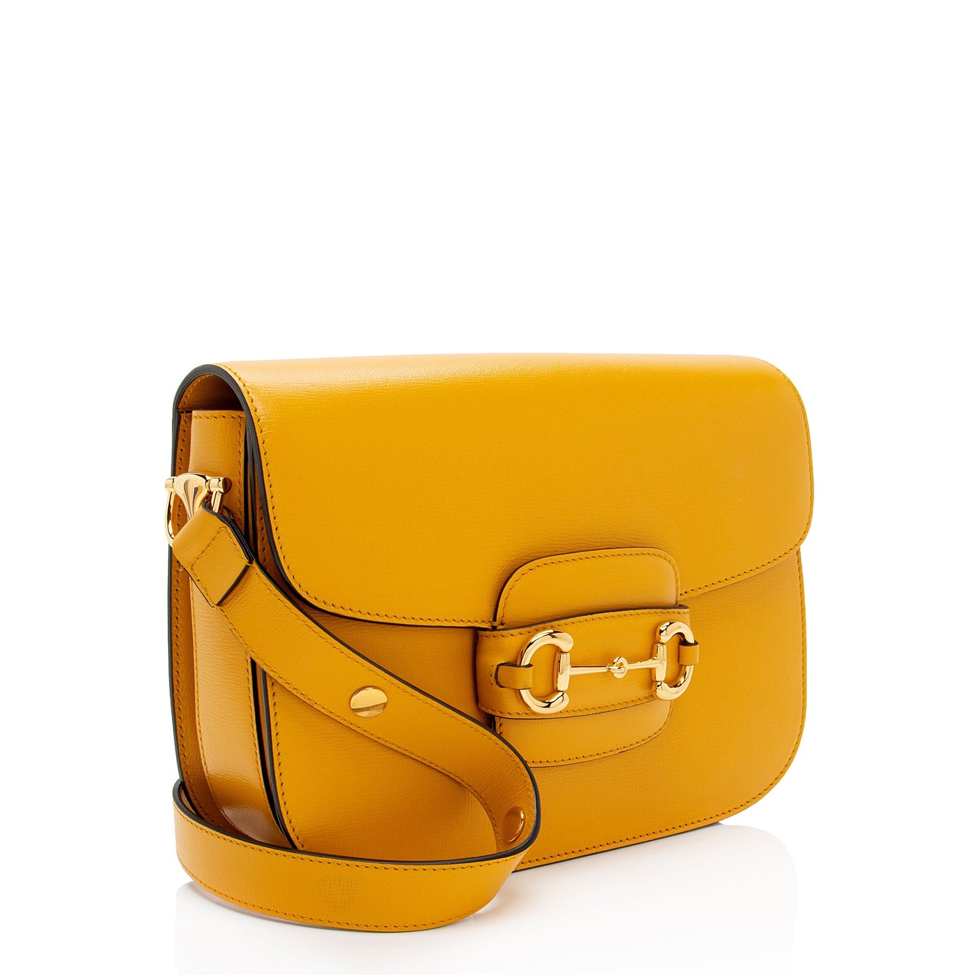 Gucci Horsebit Leather Calfskin Medium Crossbody Bag