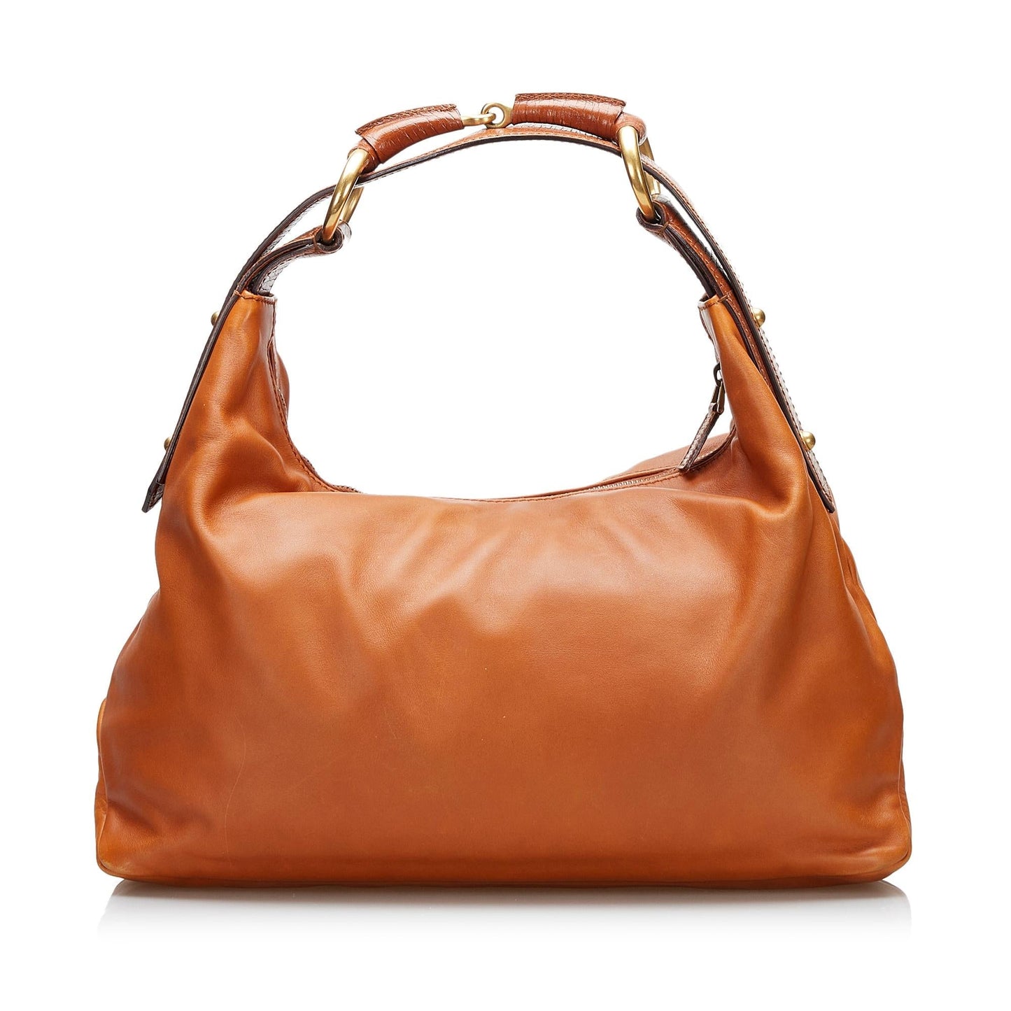 Gucci Horsebit SHG-OUFvKC Leather Calf Brown Shoulder Bag