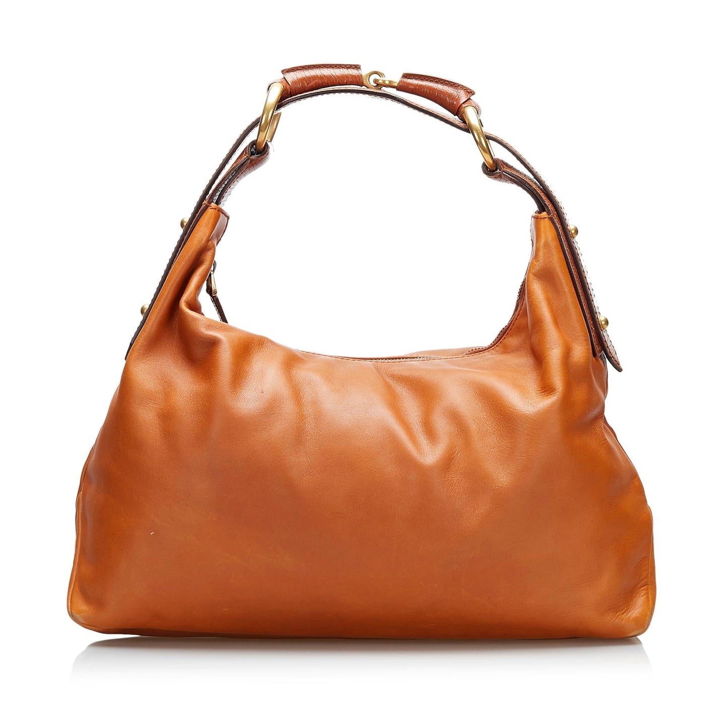 Gucci Horsebit SHG-OUFvKC Leather Calf Brown Shoulder Bag