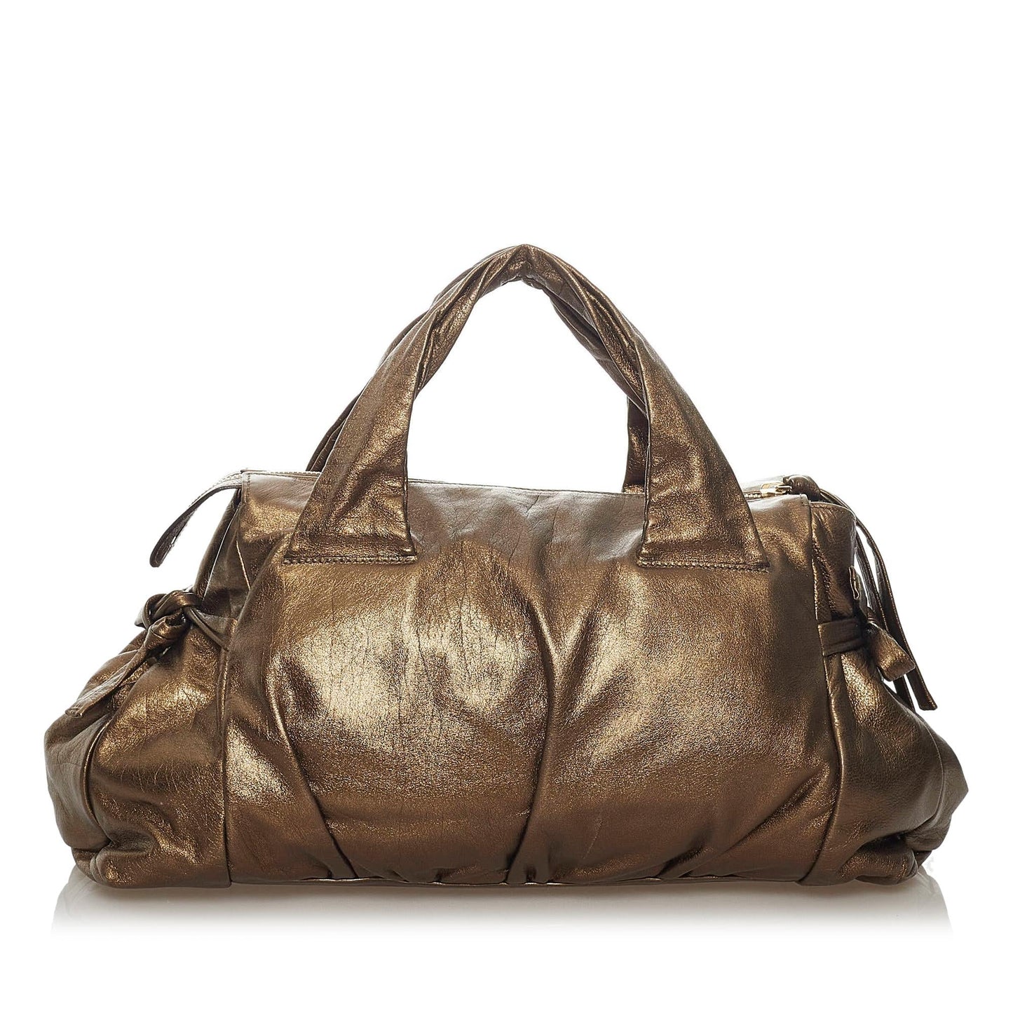 Gucci Hysteria SHG Leather Calf Brown Satchel Bag