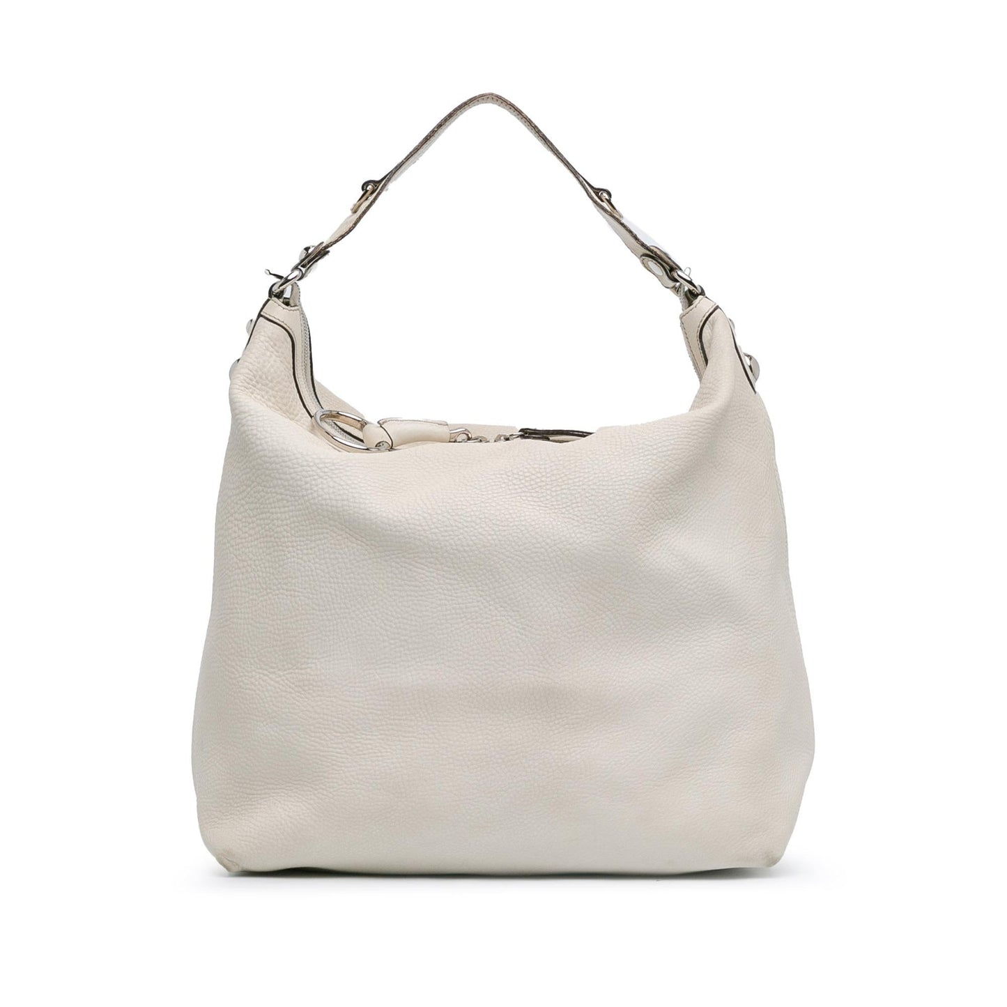 Gucci Icon Bit SHG-AErl3L Leather Calf White Shoulder Bag