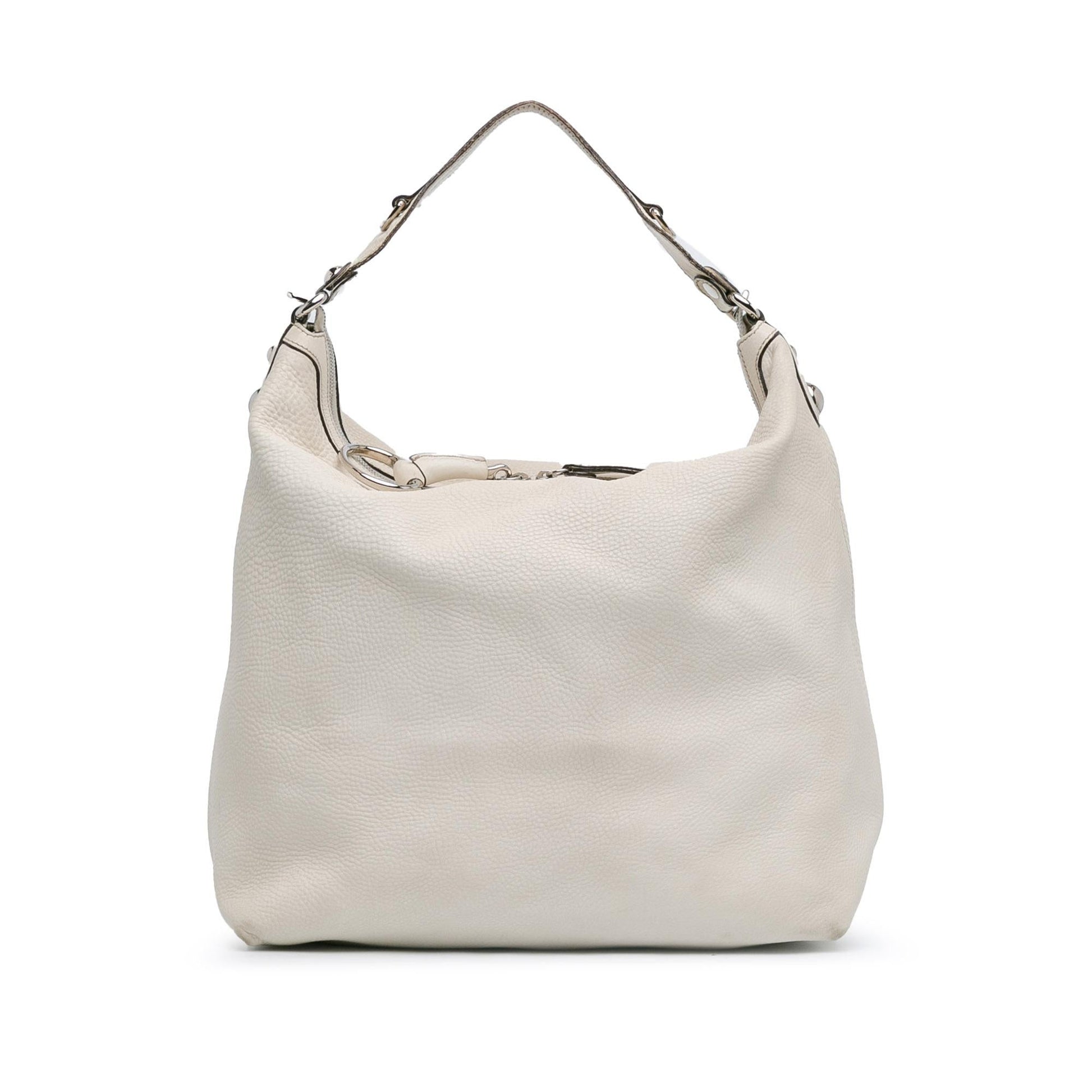 Gucci Icon Bit SHG-AErl3L Leather Calf White Shoulder Bag