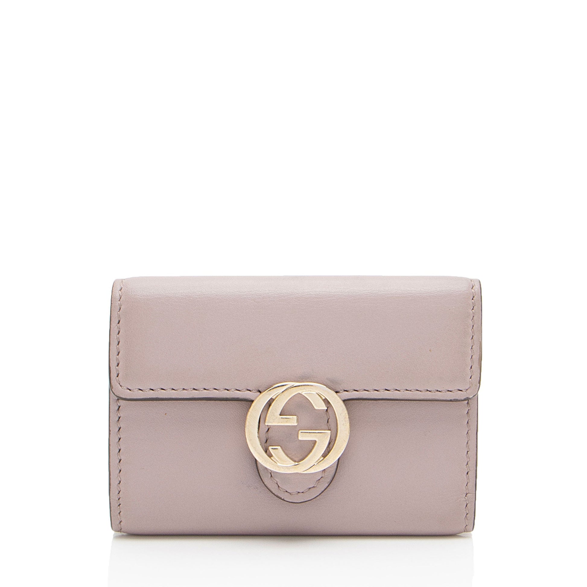 Gucci Interlocking G 6 Key Holder Leather Accessory