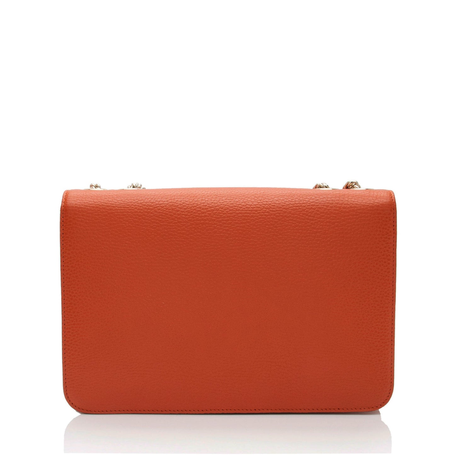 Gucci Interlocking G SHF-CvvGnm Leather Calfskin Orange Medium Crossbody Bag