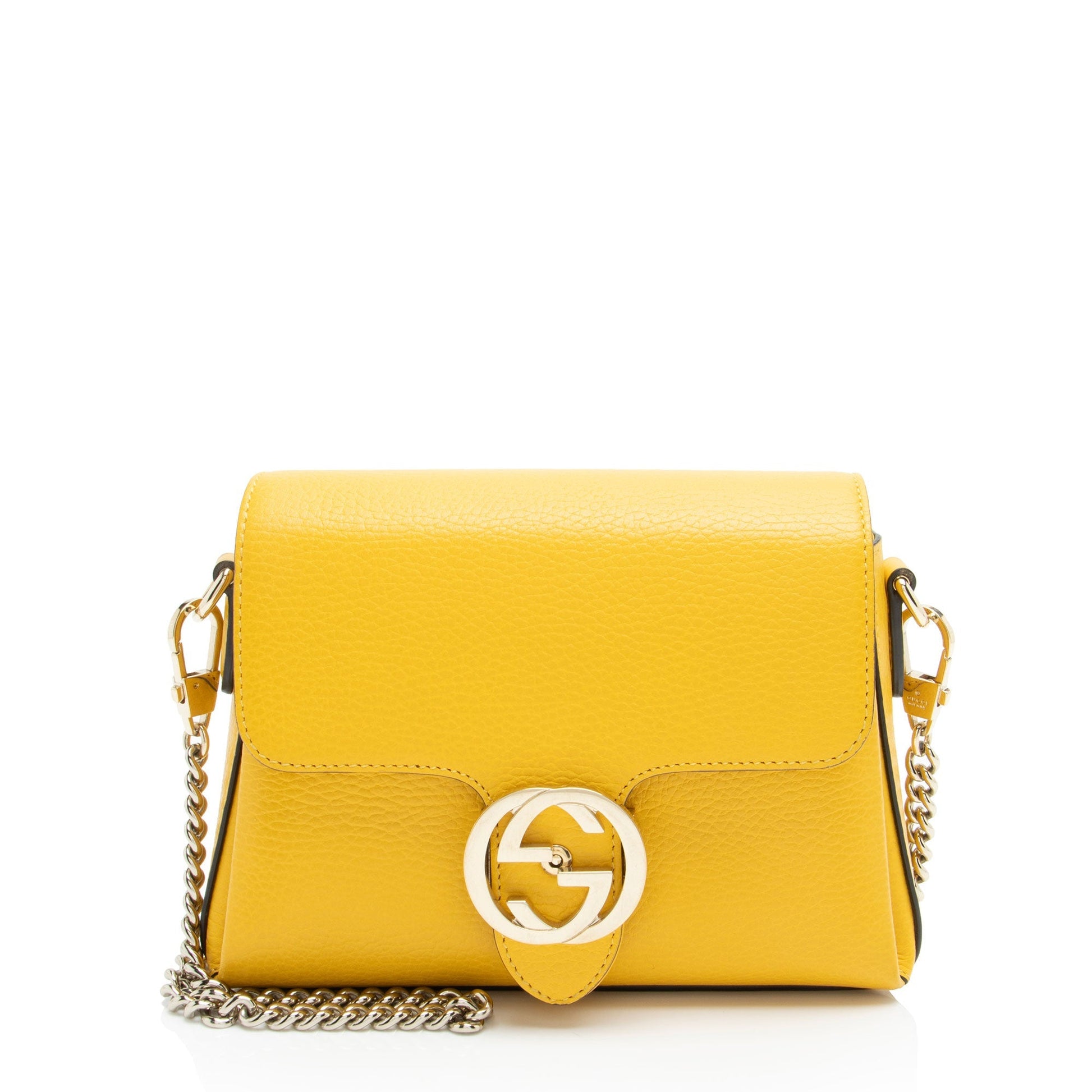 Gucci Interlocking G Leather Calfskin Small Crossbody Bag