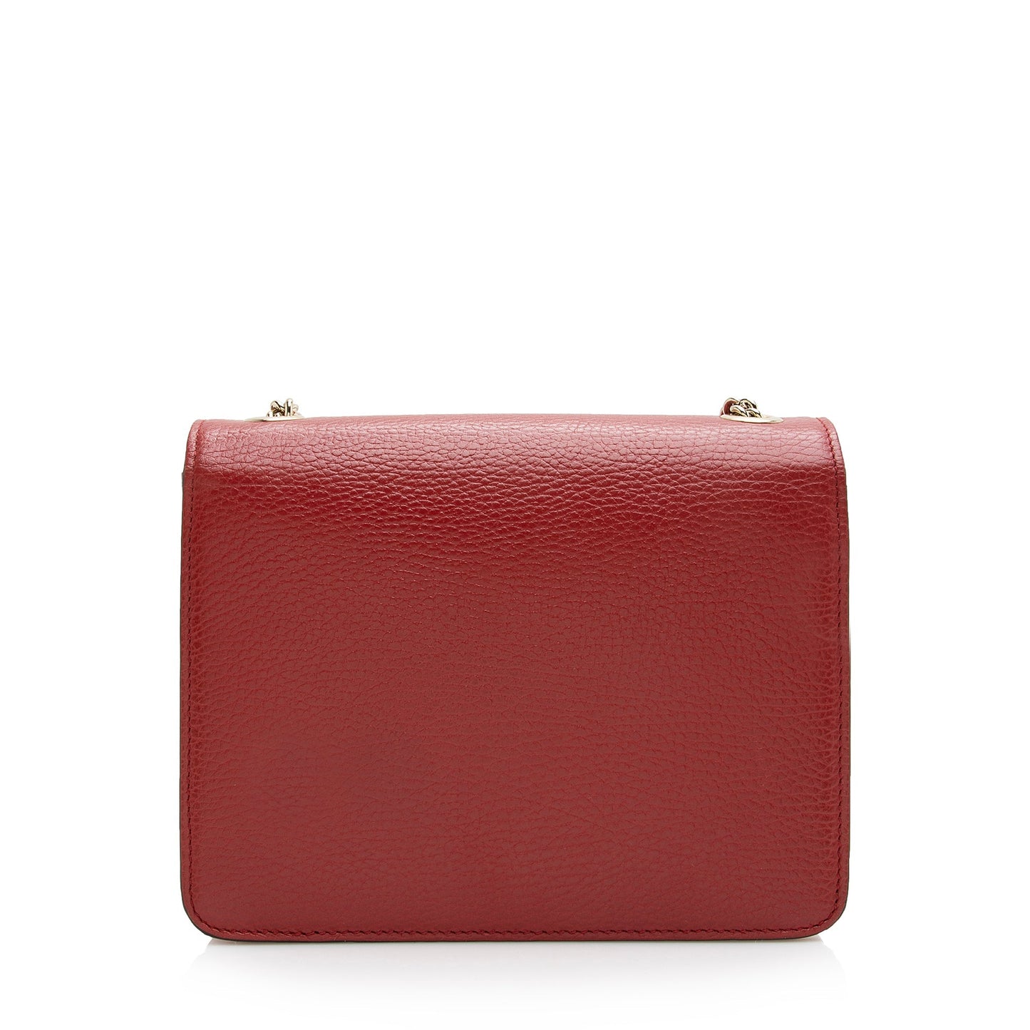 Gucci Interlocking G SHF Leather Red Small Crossbody Bag