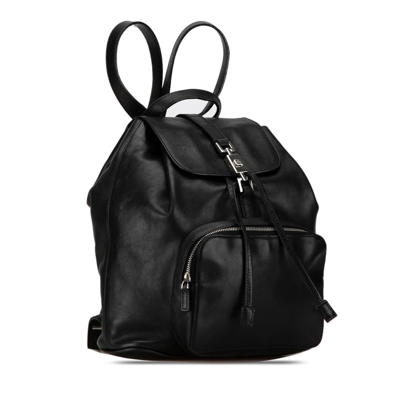 Gucci Jackie Backpack SHG-VVWUKO Leather Calf Black