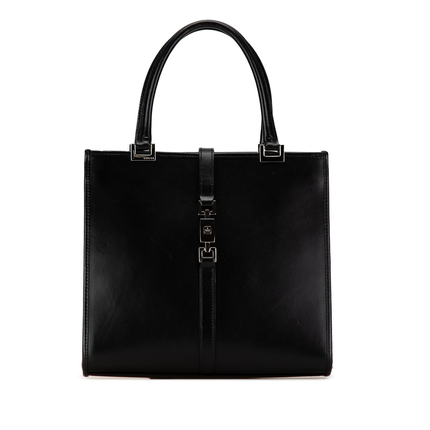 Gucci Jackie SHG-n6Riqp Leather Calf Black Satchel Bag