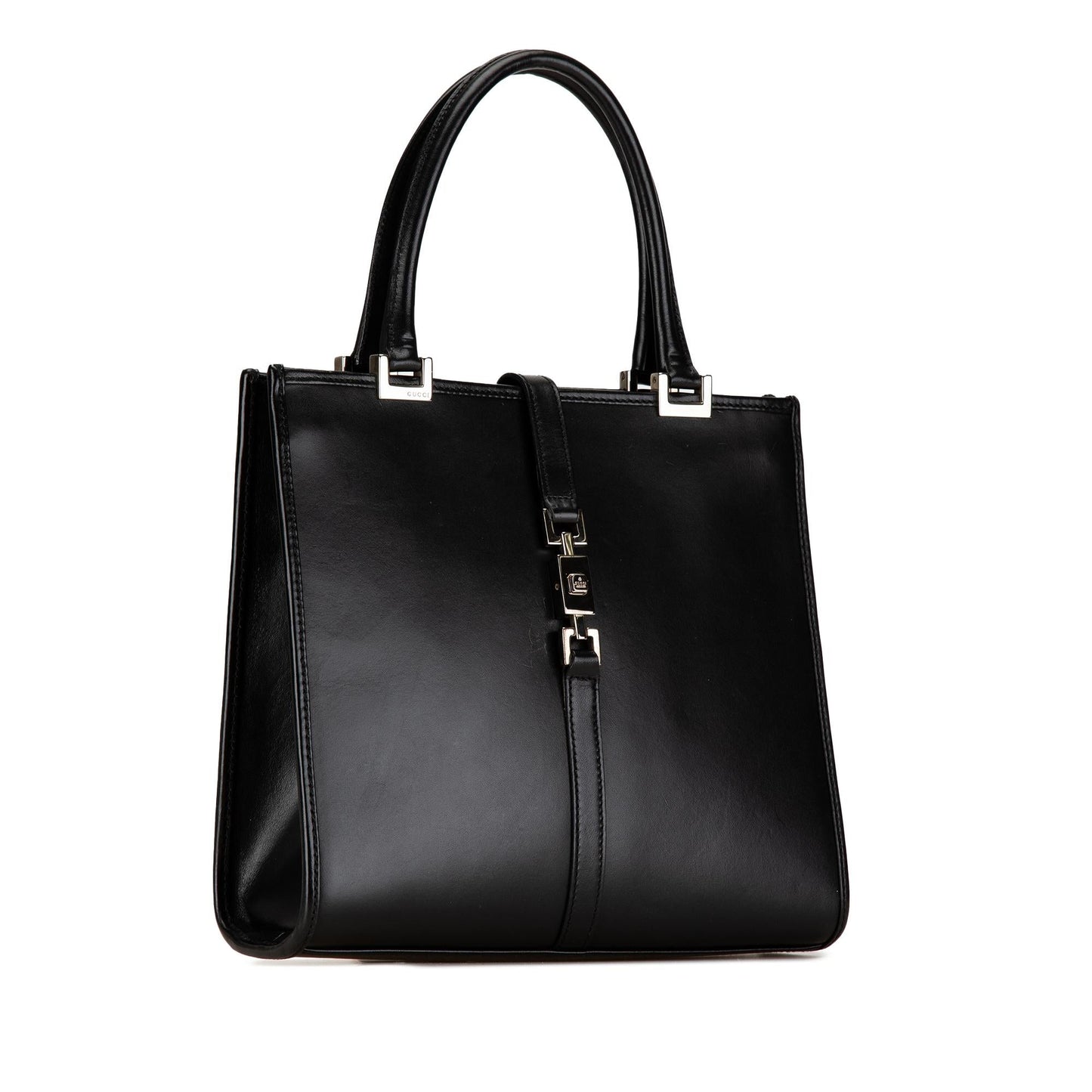 Gucci Jackie SHG-n6Riqp Leather Calf Black Satchel Bag