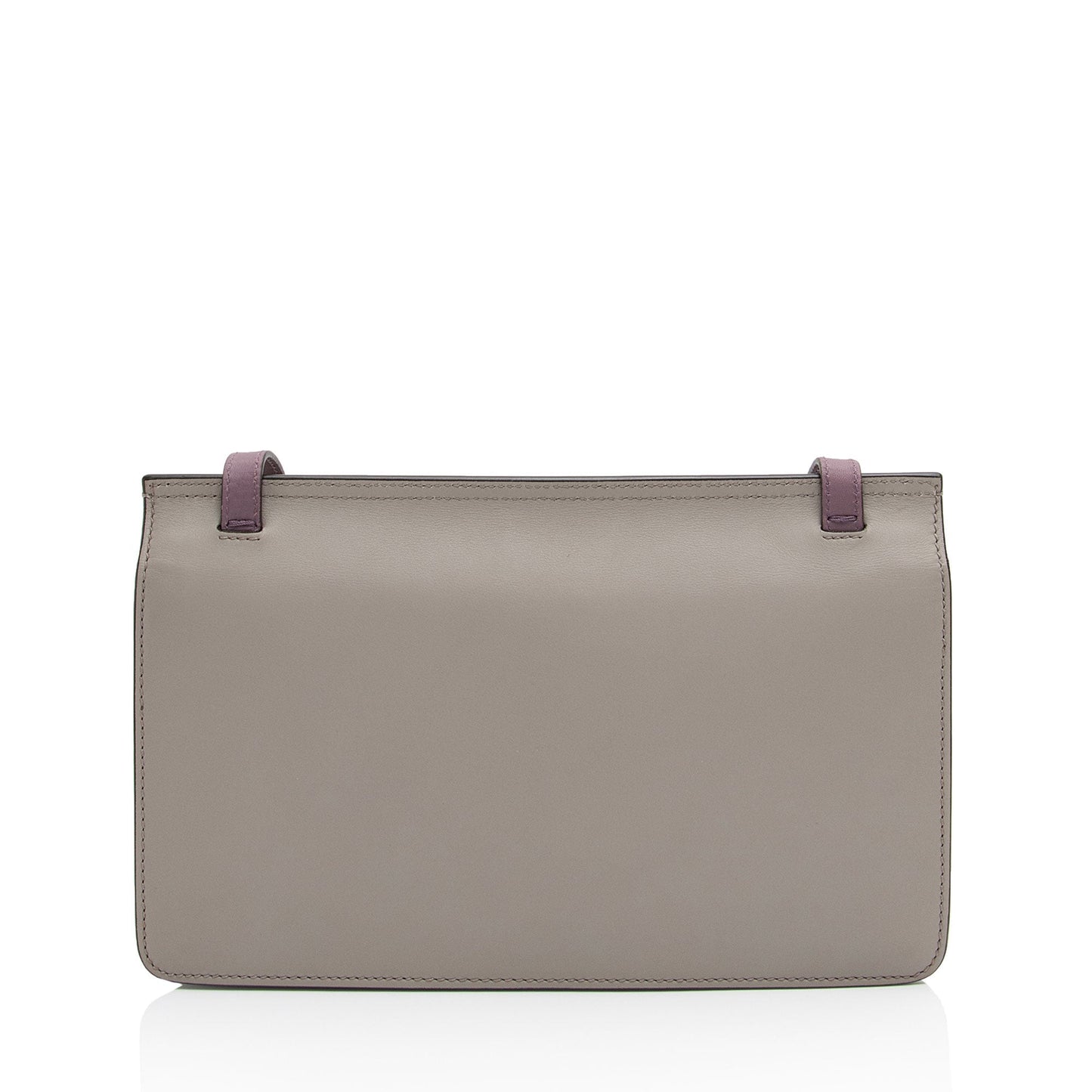 Gucci Bamboo Lady SHF-6NL7df Leather Grey Shoulder Bag