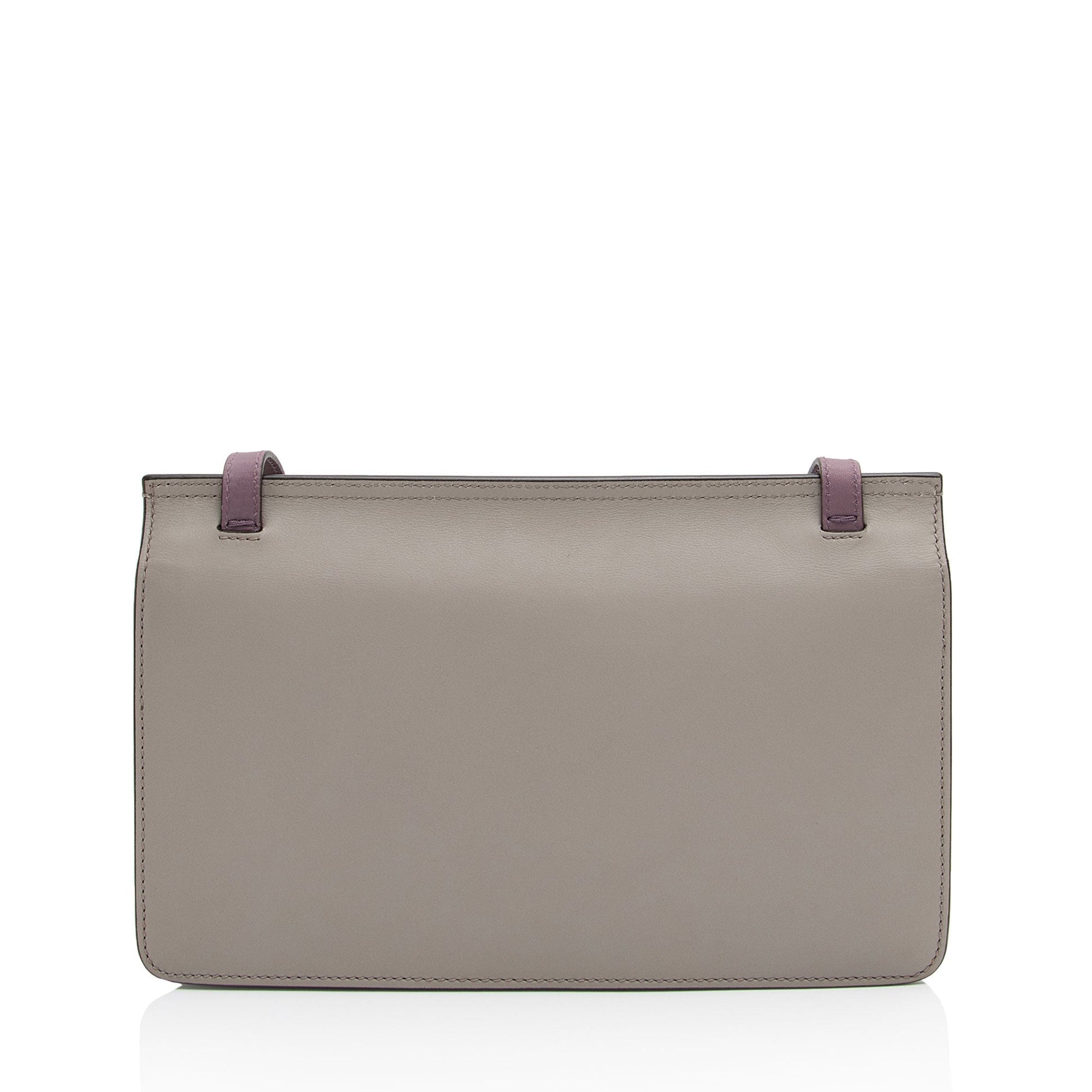 Gucci Bamboo Lady SHF-6NL7df Leather Grey Shoulder Bag