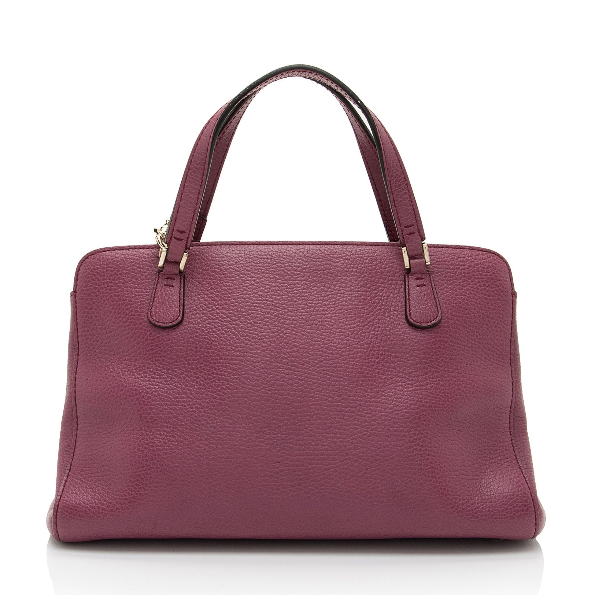 Gucci Lady Dollar Leather Satchel Bag