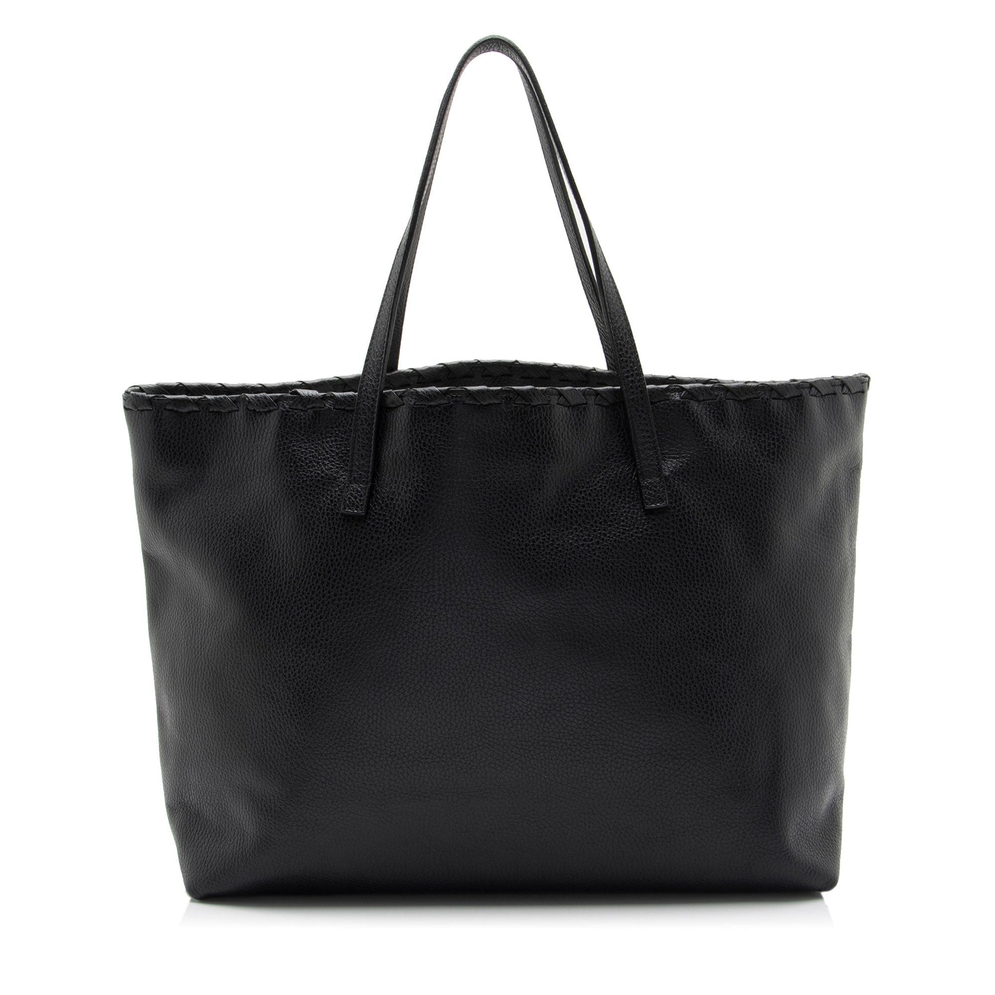 Gucci Tassel SHF-Z7HCLB Leather Black Large Tote Bag