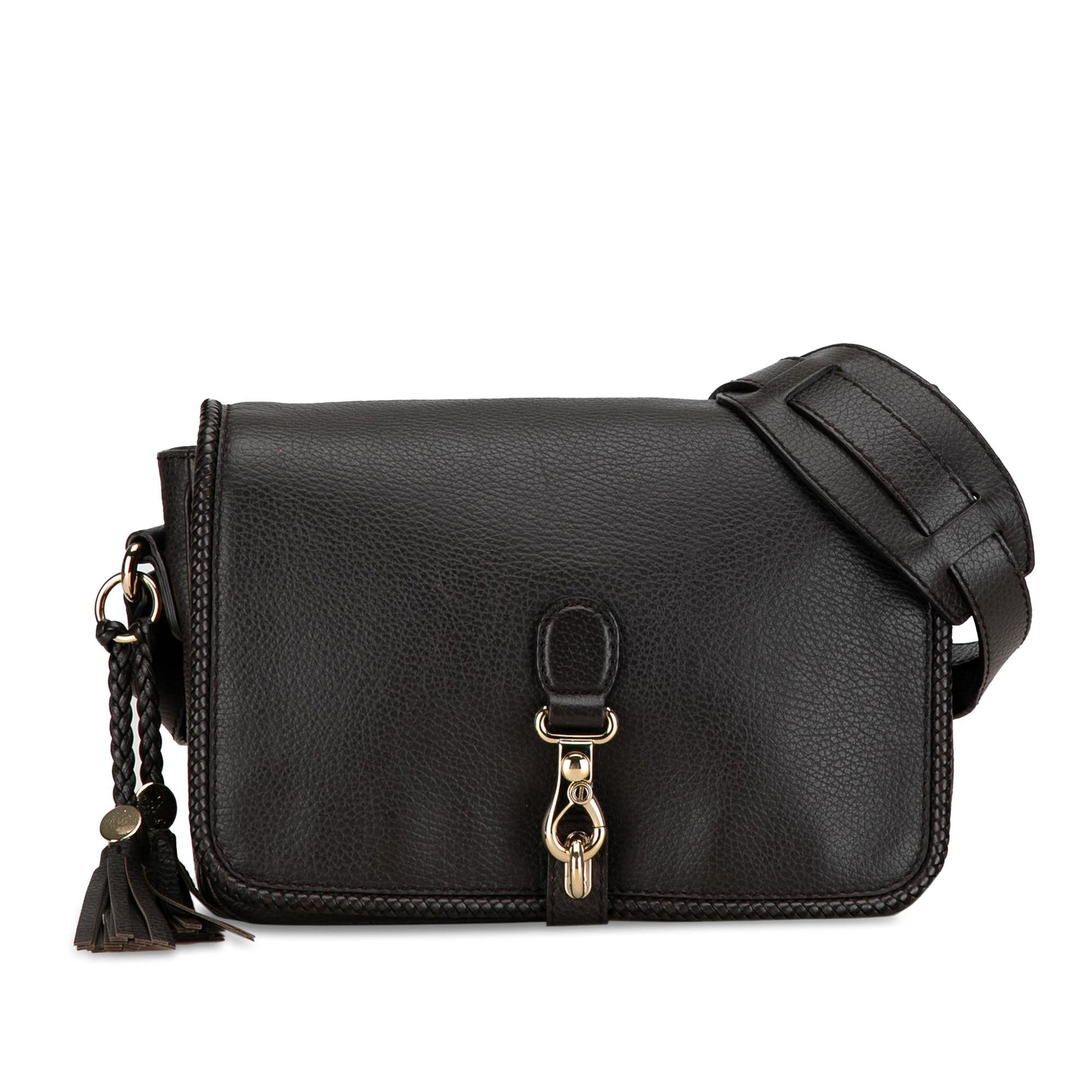 Gucci Marrakech SHG-eNIT2H Leather Calf Brown Crossbody Bag