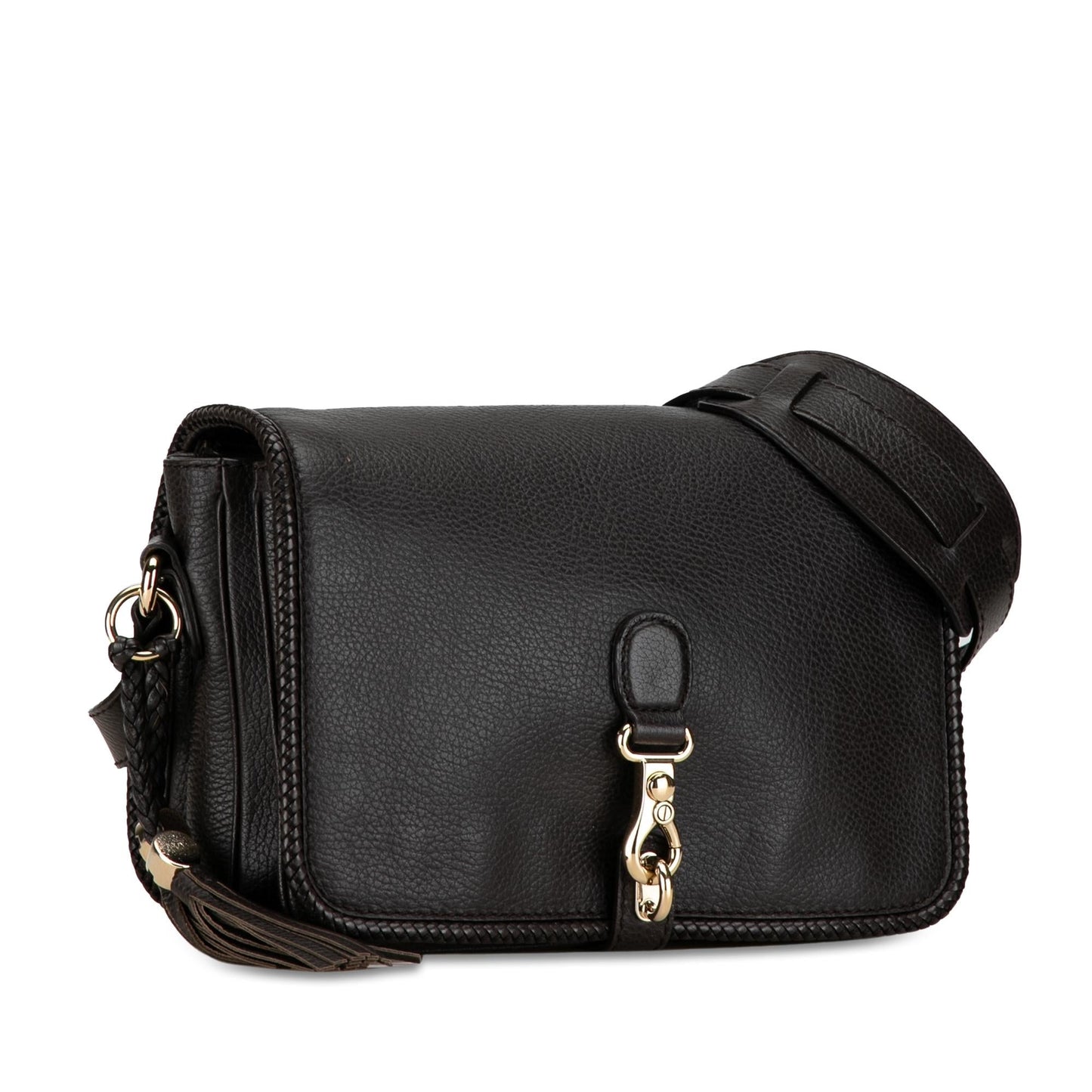 Gucci Marrakech SHG-eNIT2H Leather Calf Brown Crossbody Bag